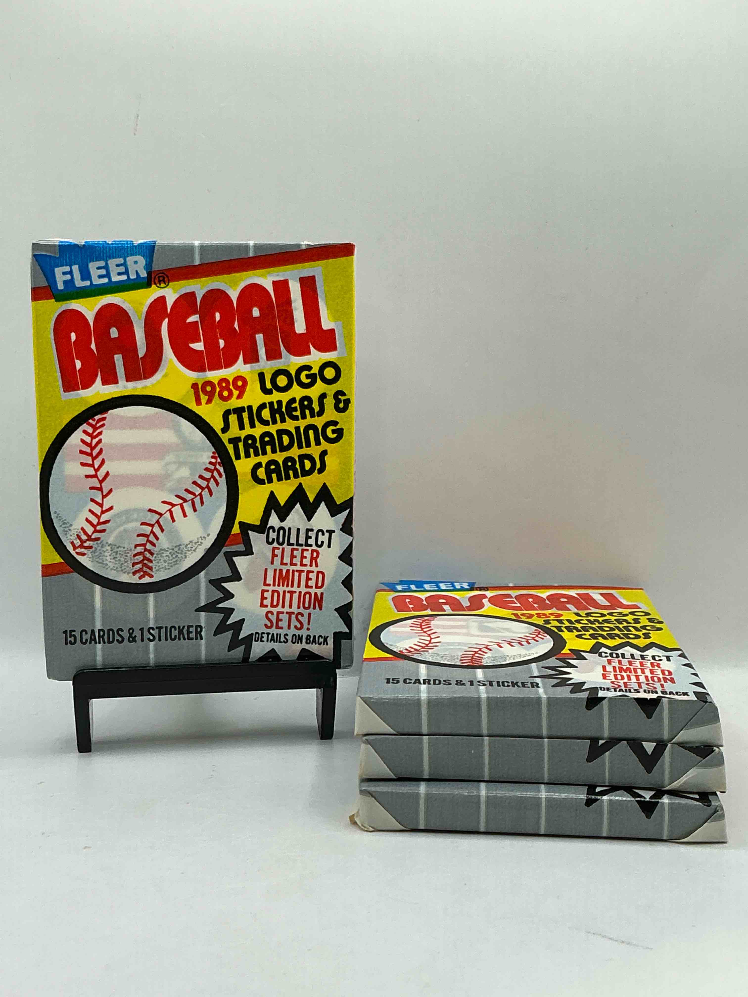Loaded! 1989 Fleer Baseball Fifteen Card Pack, Direct From Original Retail Case!This Is The Place To Search For Ken Griffey Jr's True Fleer Rookie Card #548 (PSA 10 Value $175+) & Billy Ripken & Randy Johnson Rookie Error Cards Worth Thousands! Getting Harder & Harder To Find!