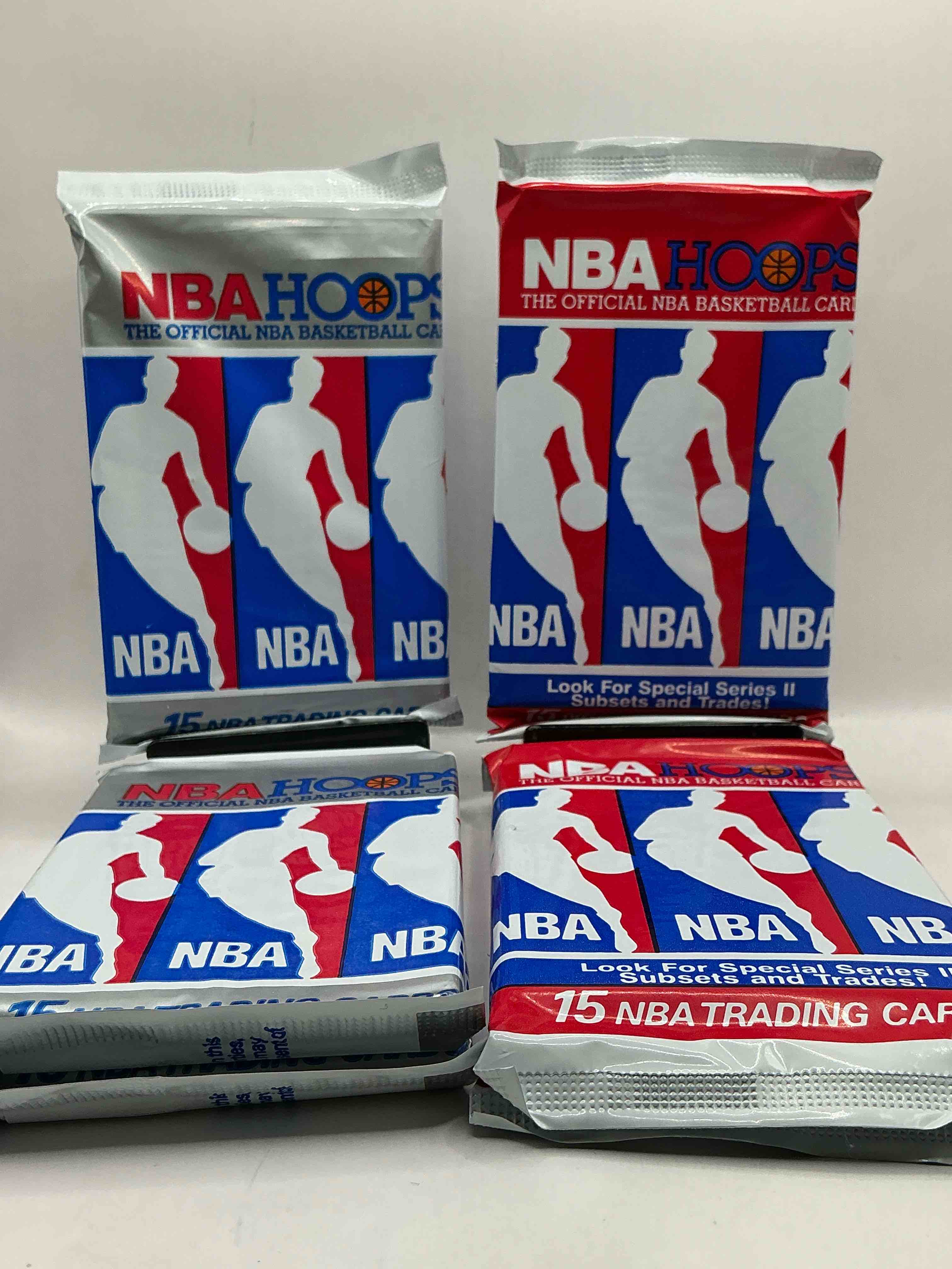 Michael Jordan?! Wow, Vintage 1990/91 NBA Hoops RARE Red Series Two Sealed Sports Card & Collectible Pack, Direct From Original Factory Sealed Retail Case!Series 2 Extremely Hard To Find & Includes Sought After Subsets! Look For Many Valuable Cards Such As Michael Jordan #65 (PSA 10 Value $225) & So Much More!