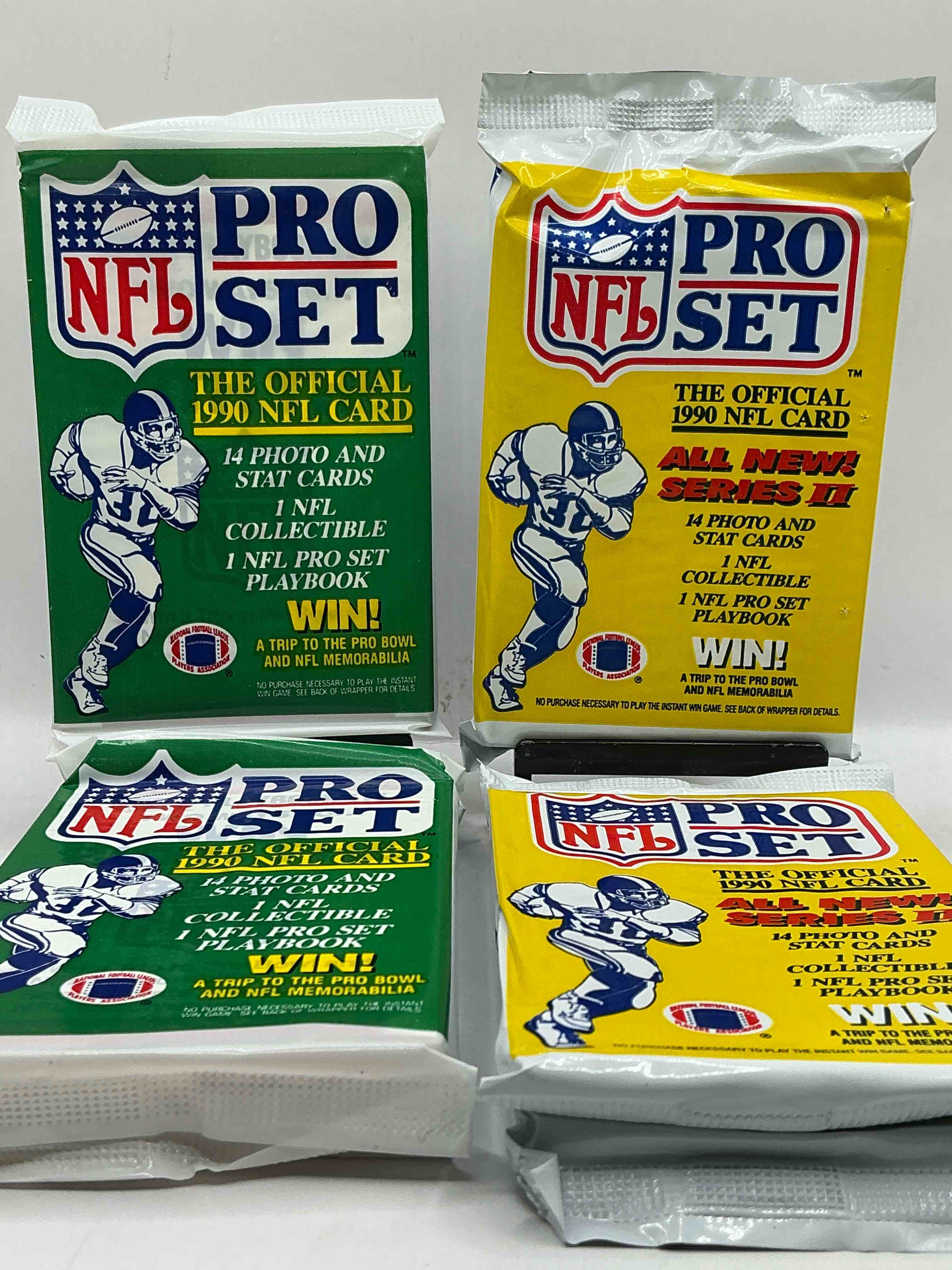 Wow! 1990 Pro Set Football Sealed Card Pack, Direct From Original Retail Case!Highly Sought After By Collectors As This Year Is Loaded With High Profile Cards!Search For Cards From Barry Sanders, Deion Sanders, Troy Aikman, Michael Irvin & Much More! Getting Hard To Find!