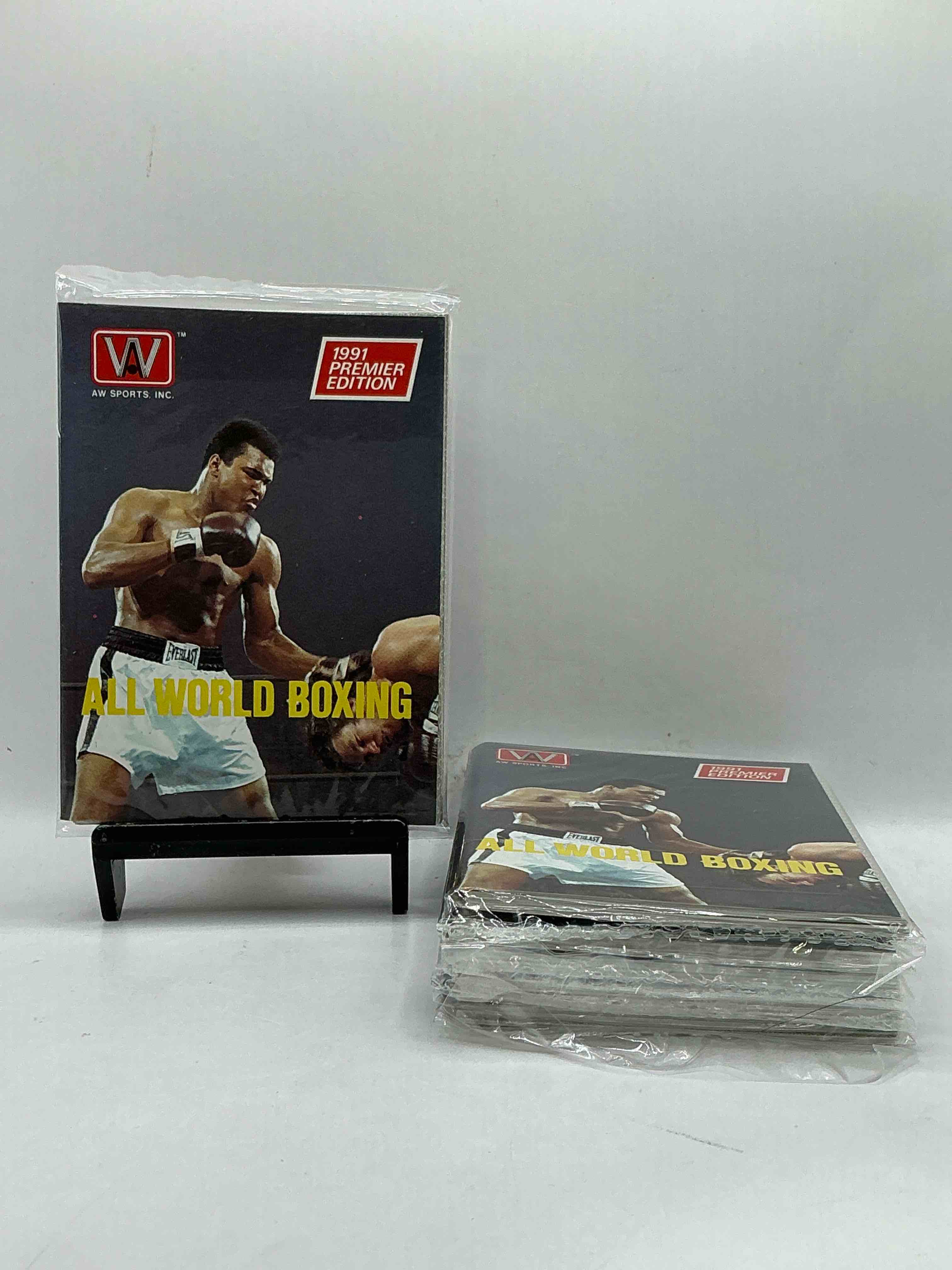 1991 All World Boxing Unopened Packs… Straight From Box! Muhammad Ali On The Packaging! Look For All World Boxing Legends!