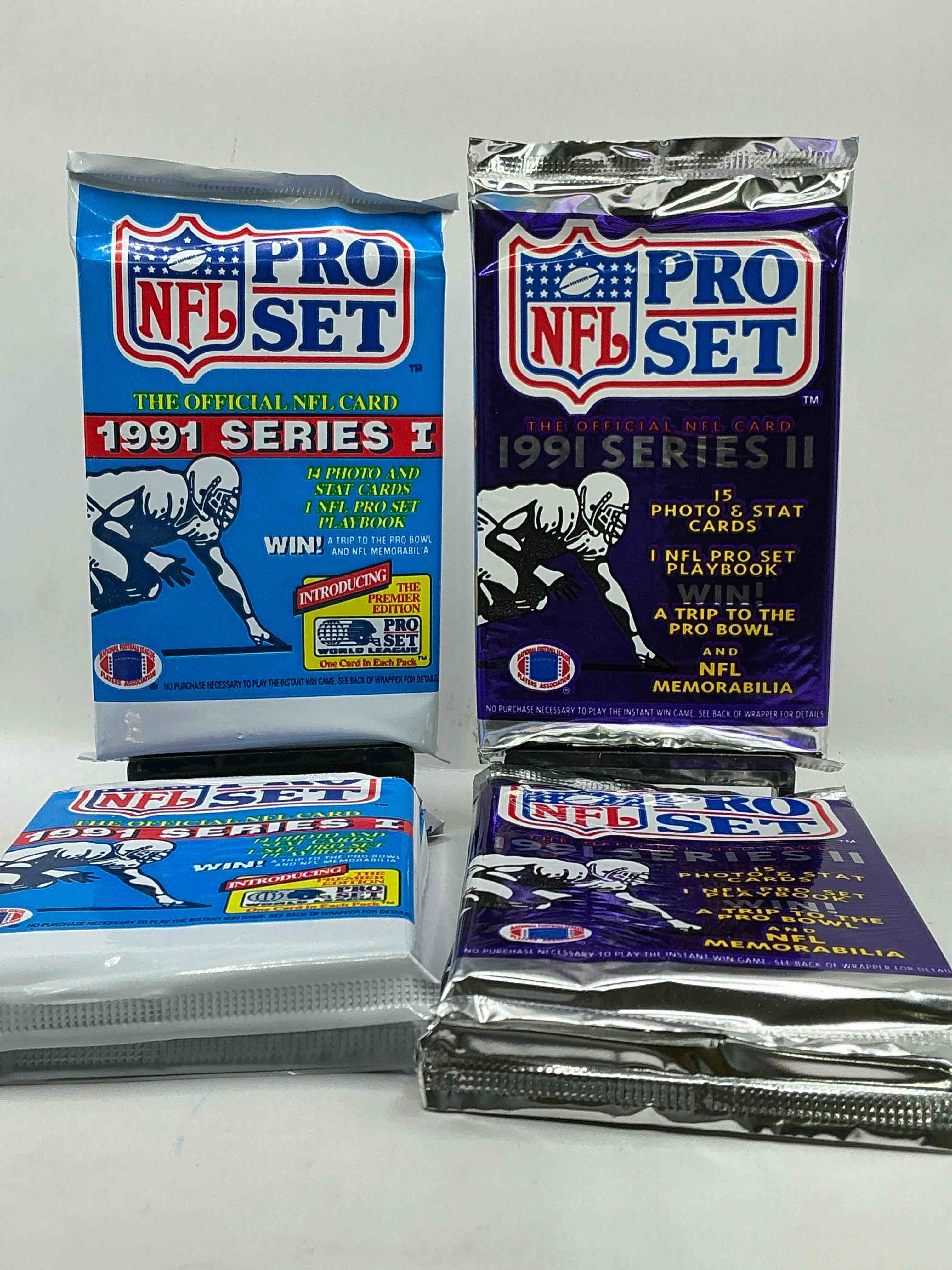 Wow! 1991 Pro Set Football Sealed Card Pack, Direct From Original Retail Case!Highly Sought After By Collectors As This Year Is Loaded With High Profile Cards!Search For Cards From Barry Sanders, Deion Sanders, Troy Aikman, Michael Irvin & Much More! Getting Hard To Find!