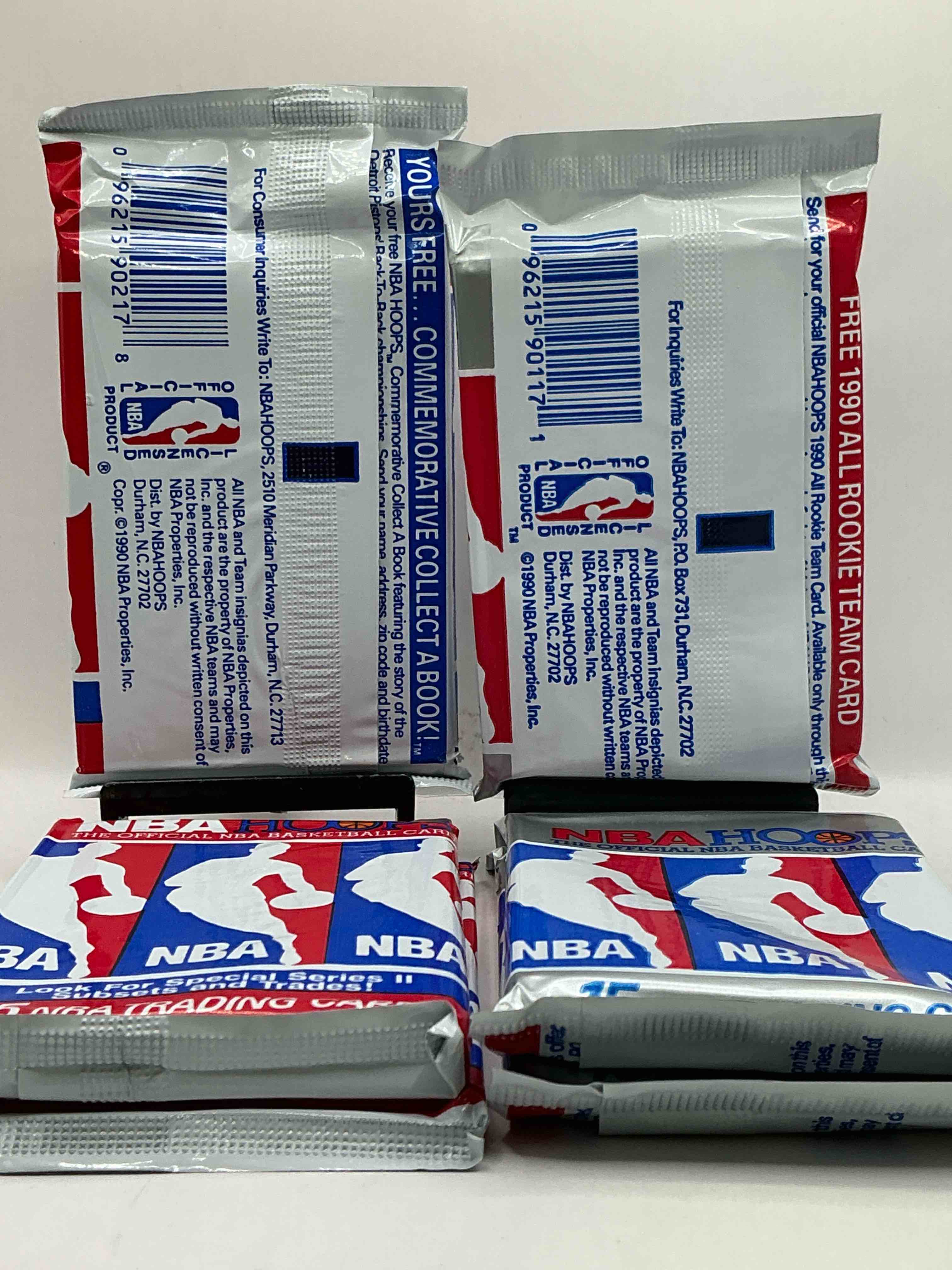 Condition photo showing New/Like New for Michael Jordan?! Wow, Vintage 1990/91 NBA Hoops RARE Red Series Two Sealed Sports Card & Collectible Pack, Direct From Original Factory Sealed Retail Case!Series 2 Extremely Hard To Find & Includes Sought After Subsets! Look For Many Valuable Cards Such As Michael Jordan #65 (PSA 10 Value $225) & So Much More!