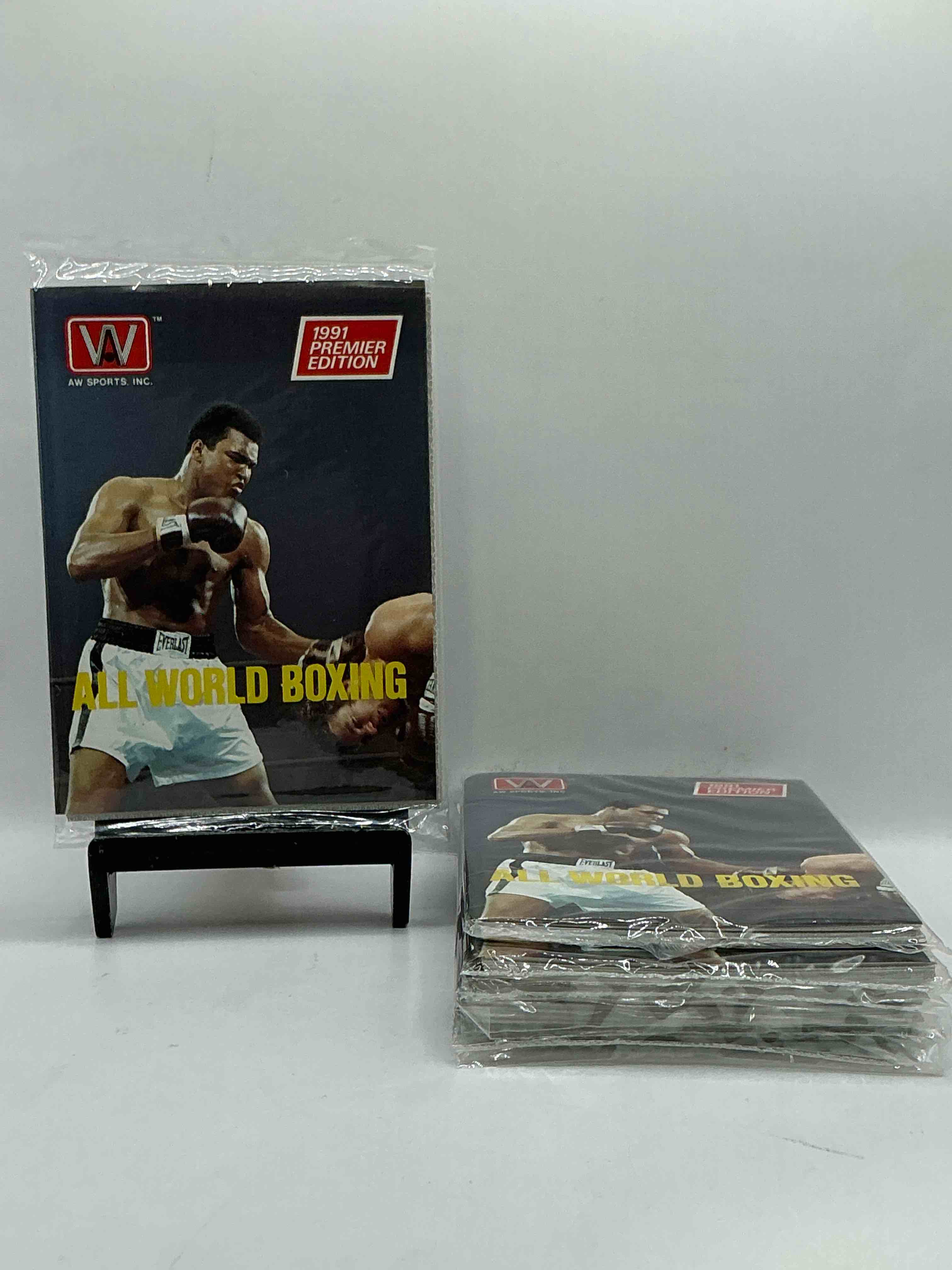 1991 All World Boxing Unopened Packs… Straight From Box! Muhammad Ali On The Packaging! Look For All World Boxing Legends!