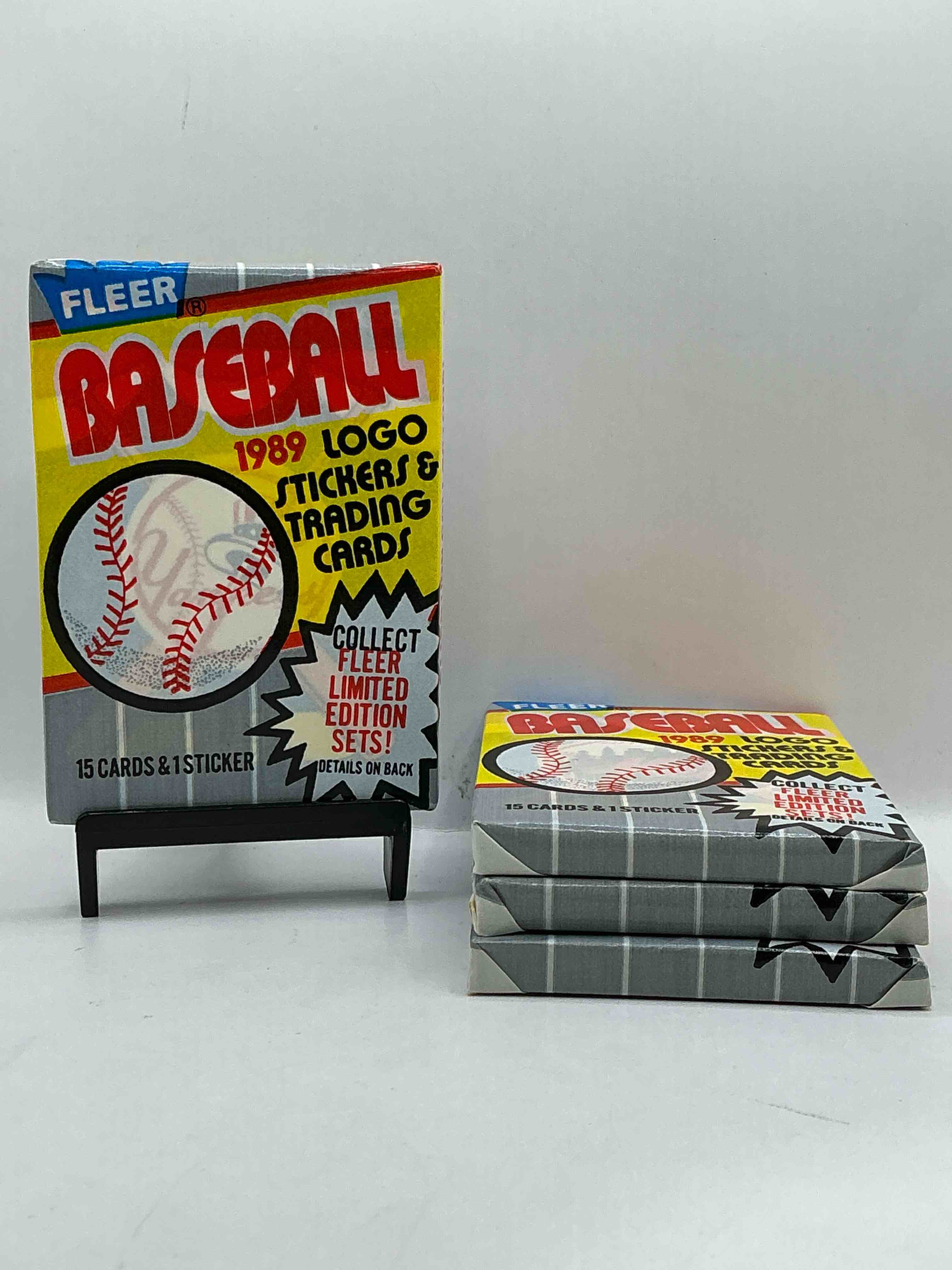 Loaded! 1989 Fleer Baseball Fifteen Card Pack, Direct From Original Retail Case!This Is The Place To Search For Ken Griffey Jr's True Fleer Rookie Card #548 (PSA 10 Value $175+) & Billy Ripken & Randy Johnson Rookie Error Cards Worth Thousands! Getting Harder & Harder To Find!