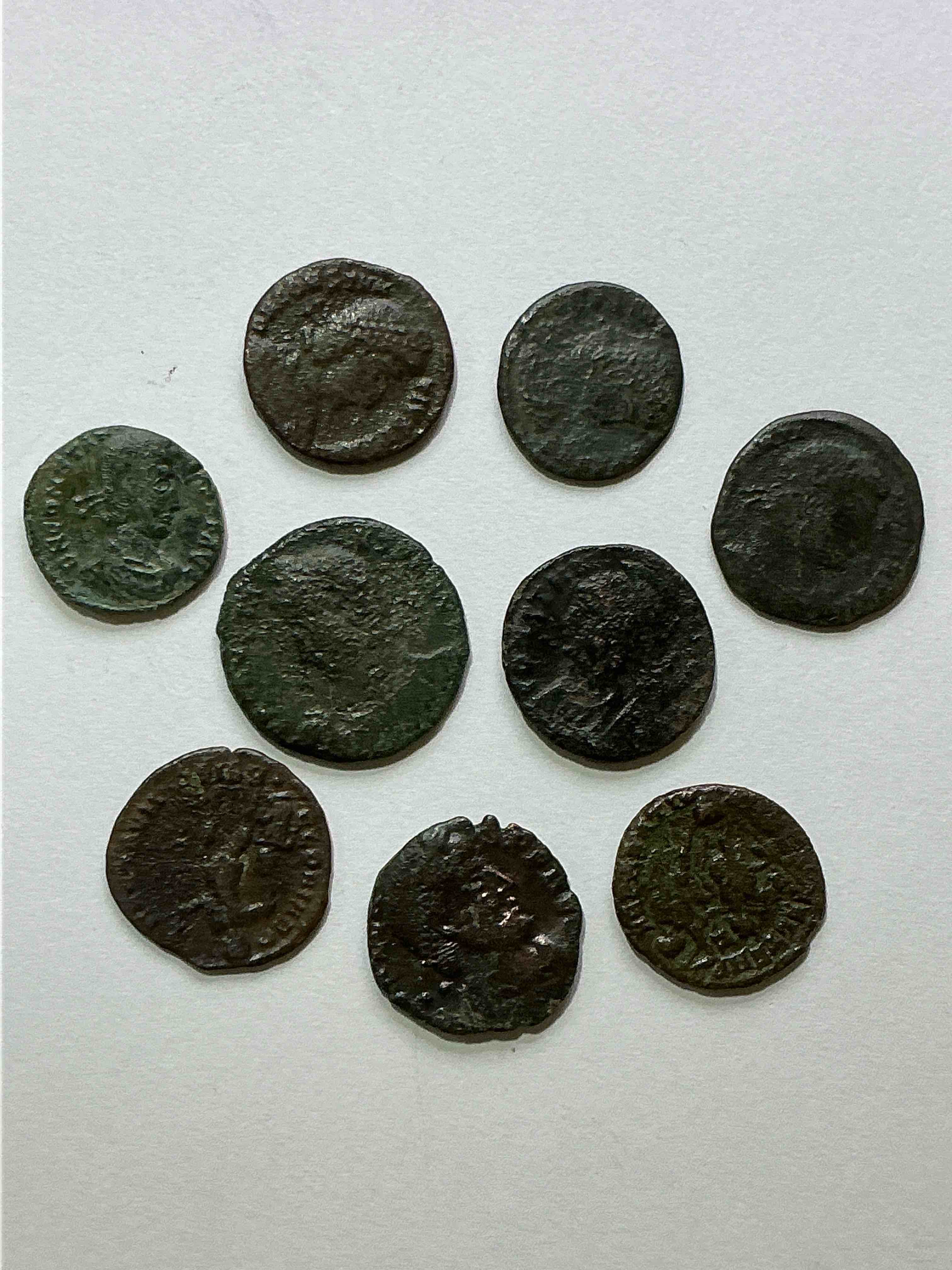 Ancient Roman Coins! 1,600-1,700 YEARS OLD Approximately! Check Out These Amazing Authentic Pieces Of History, Ancient Roman Bronze Coins From The Approx 300 to 400 A.D Era... Serious Pieces Of History & Serious Collector Items! Own Authentic Pieces Of Ancient History!