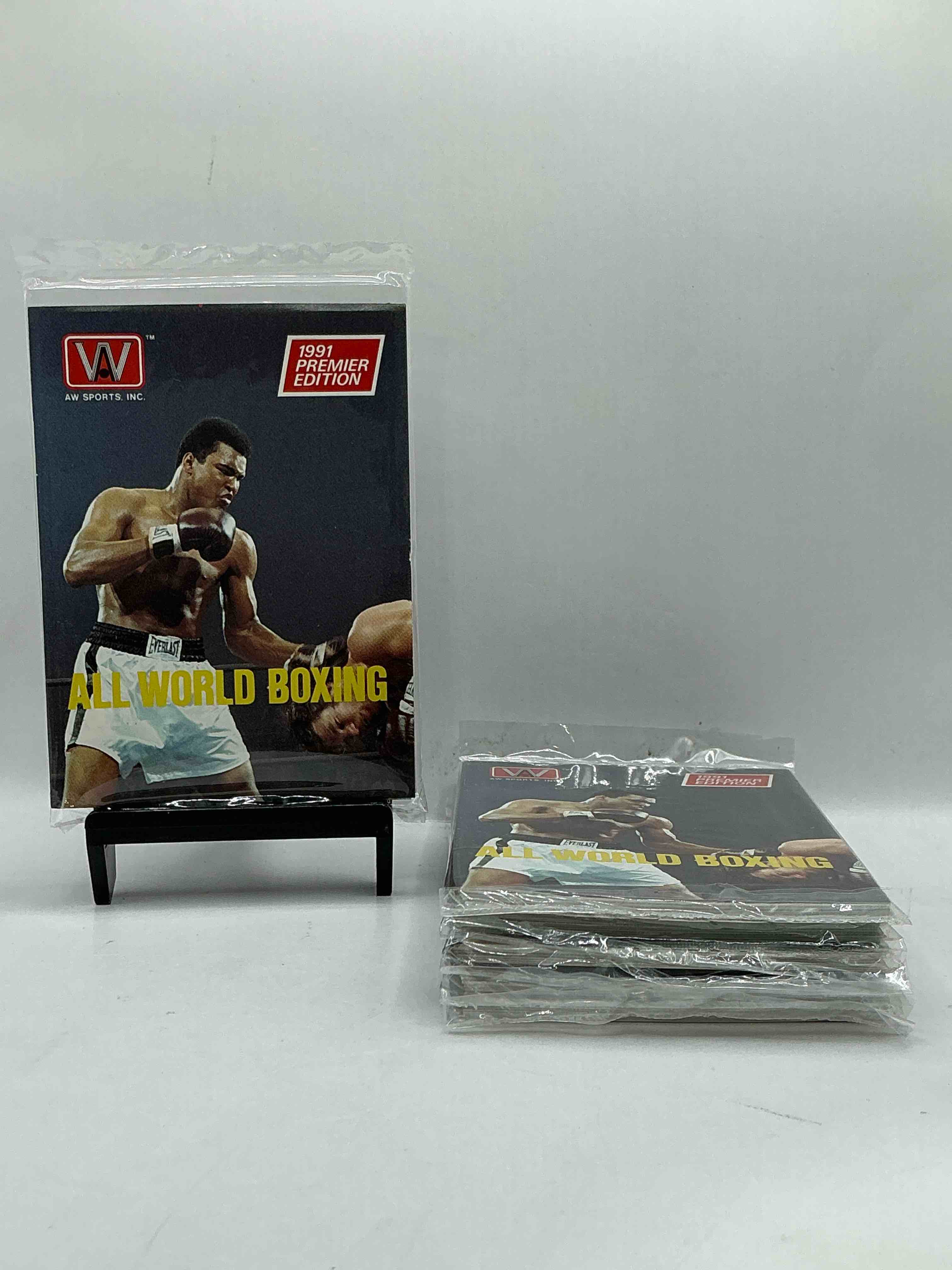 1991 All World Boxing Unopened Packs… Straight From Box! Muhammad Ali On The Packaging! Look For All World Boxing Legends!