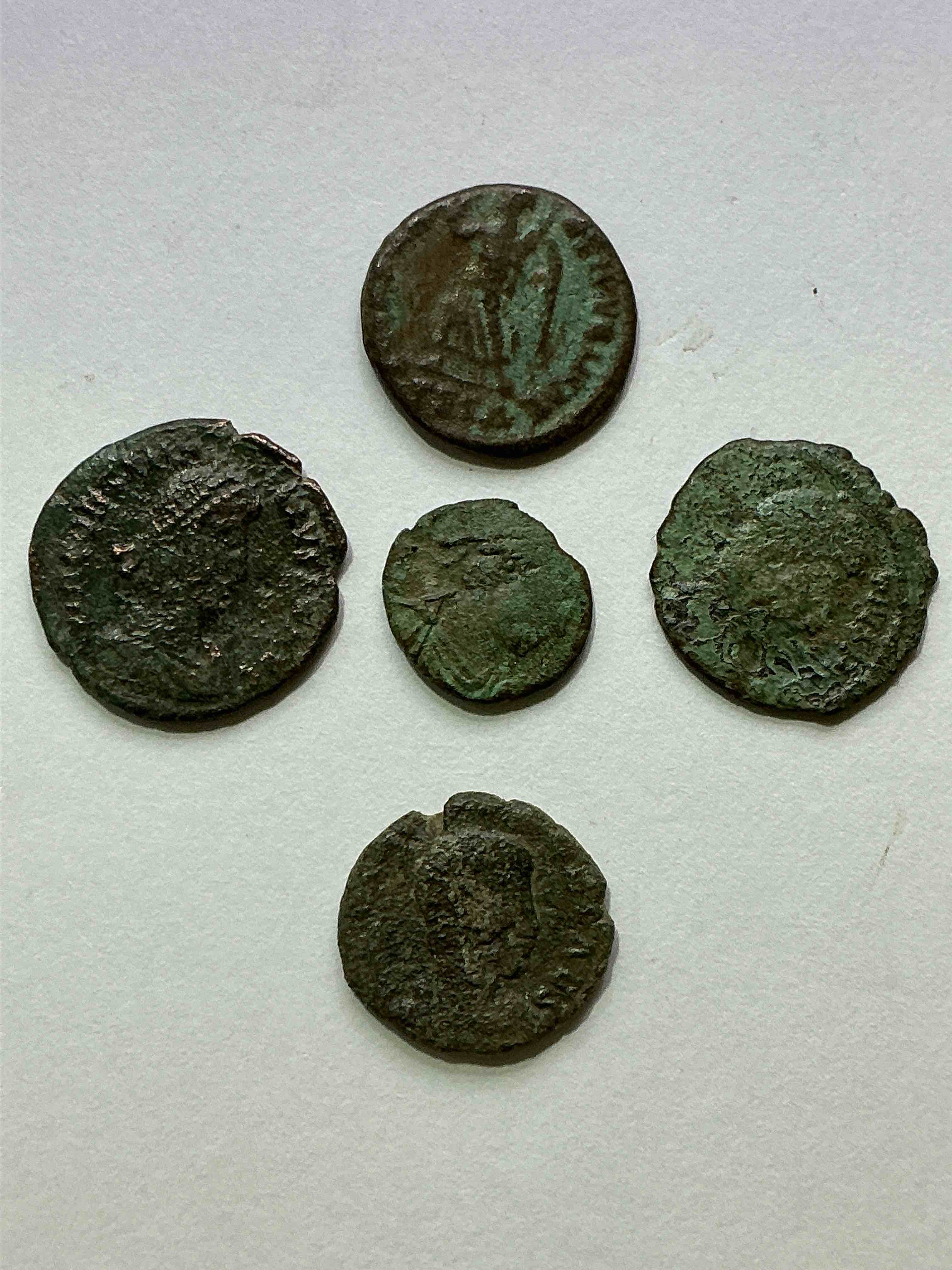 Ancient Roman Coins! 1,600-1,700 YEARS OLD Approximately! Check Out These Amazing Authentic Pieces Of History, Ancient Roman Bronze Coins From The Approx 300 to 400 A.D Era... Serious Pieces Of History & Serious Collector Items! Own Authentic Pieces Of Ancient History!