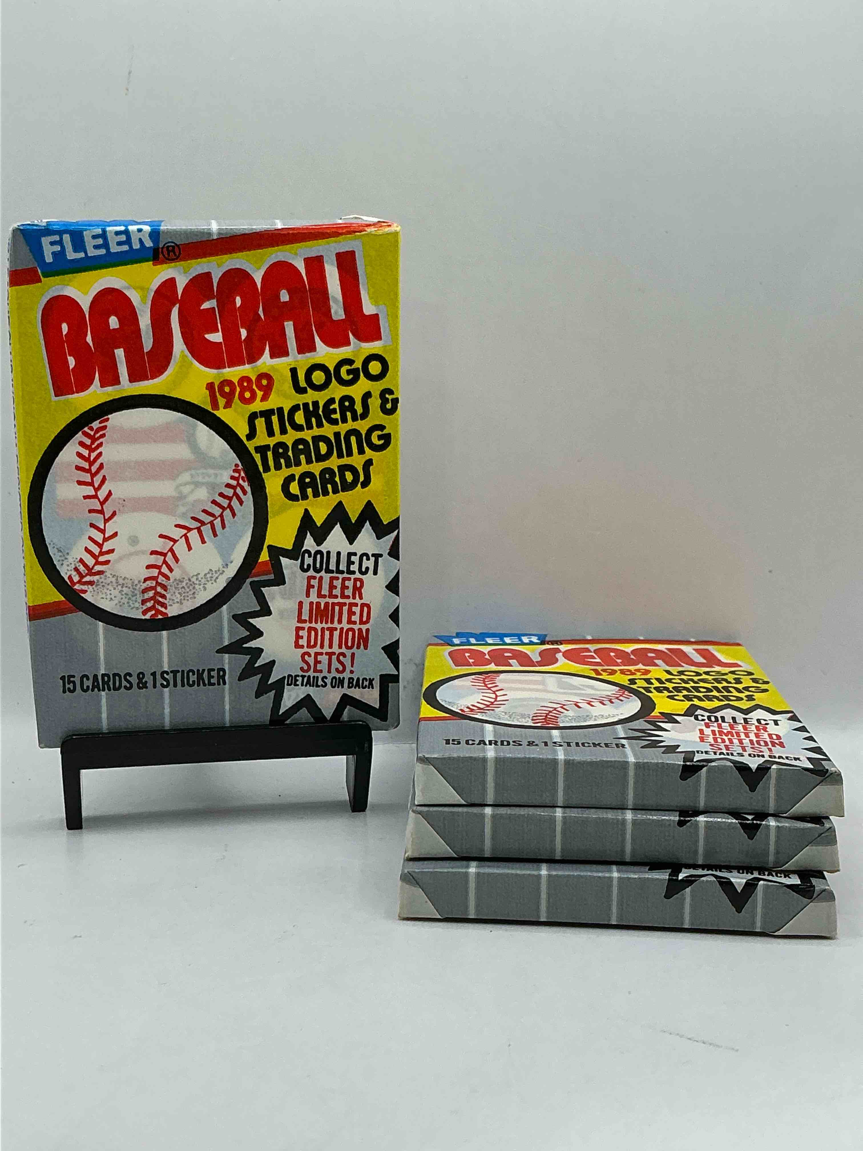 Loaded! 1989 Fleer Baseball Fifteen Card Pack, Direct From Original Retail Case!This Is The Place To Search For Ken Griffey Jr's True Fleer Rookie Card #548 (PSA 10 Value $175+) & Billy Ripken & Randy Johnson Rookie Error Cards Worth Thousands! Getting Harder & Harder To Find!