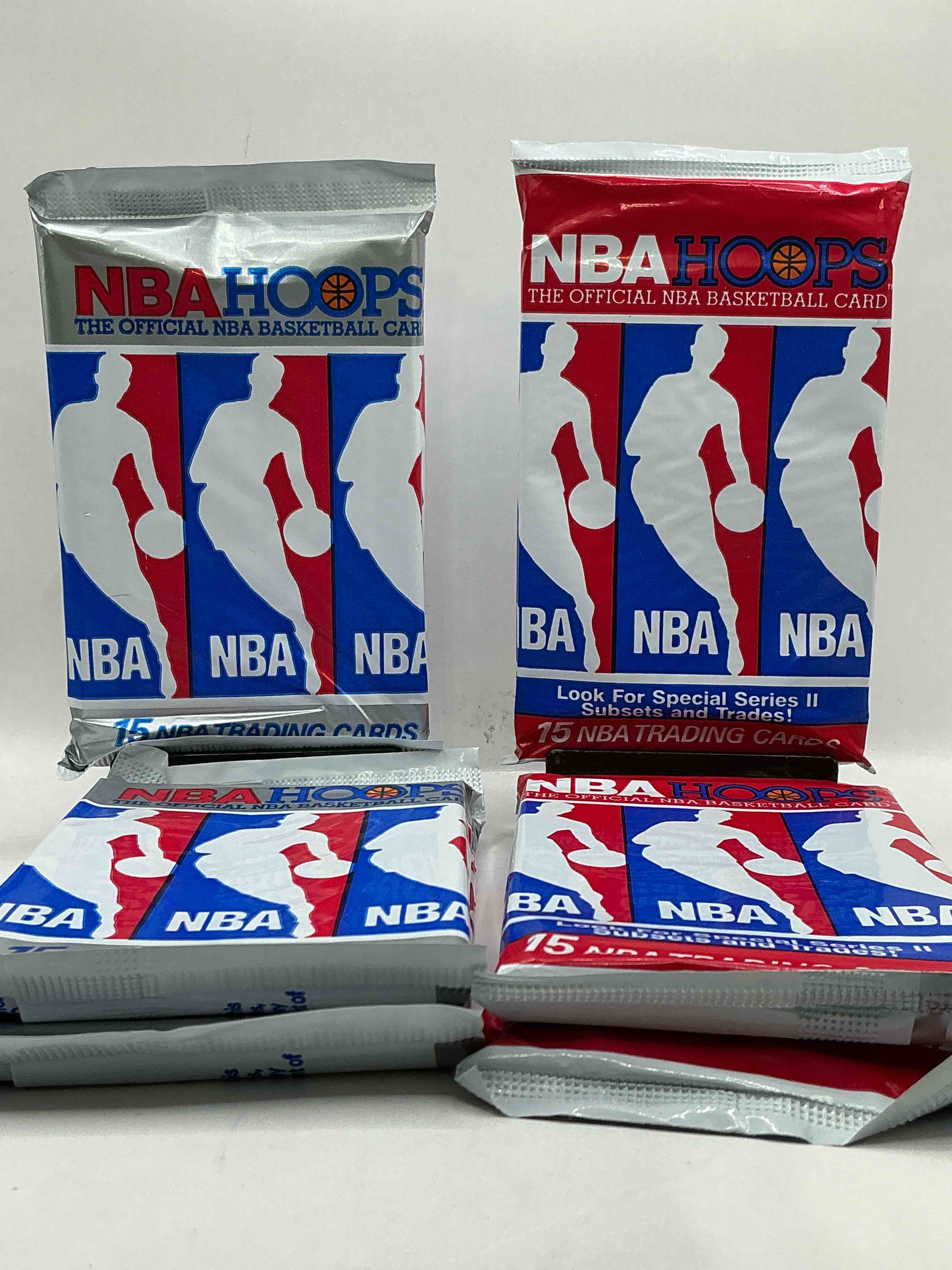 Michael Jordan?! Wow, Vintage 1990/91 NBA Hoops RARE Red Series Two Sealed Sports Card & Collectible Pack, Direct From Original Factory Sealed Retail Case!Series 2 Extremely Hard To Find & Includes Sought After Subsets! Look For Many Valuable Cards Such As Michael Jordan #65 (PSA 10 Value $225) & So Much More!