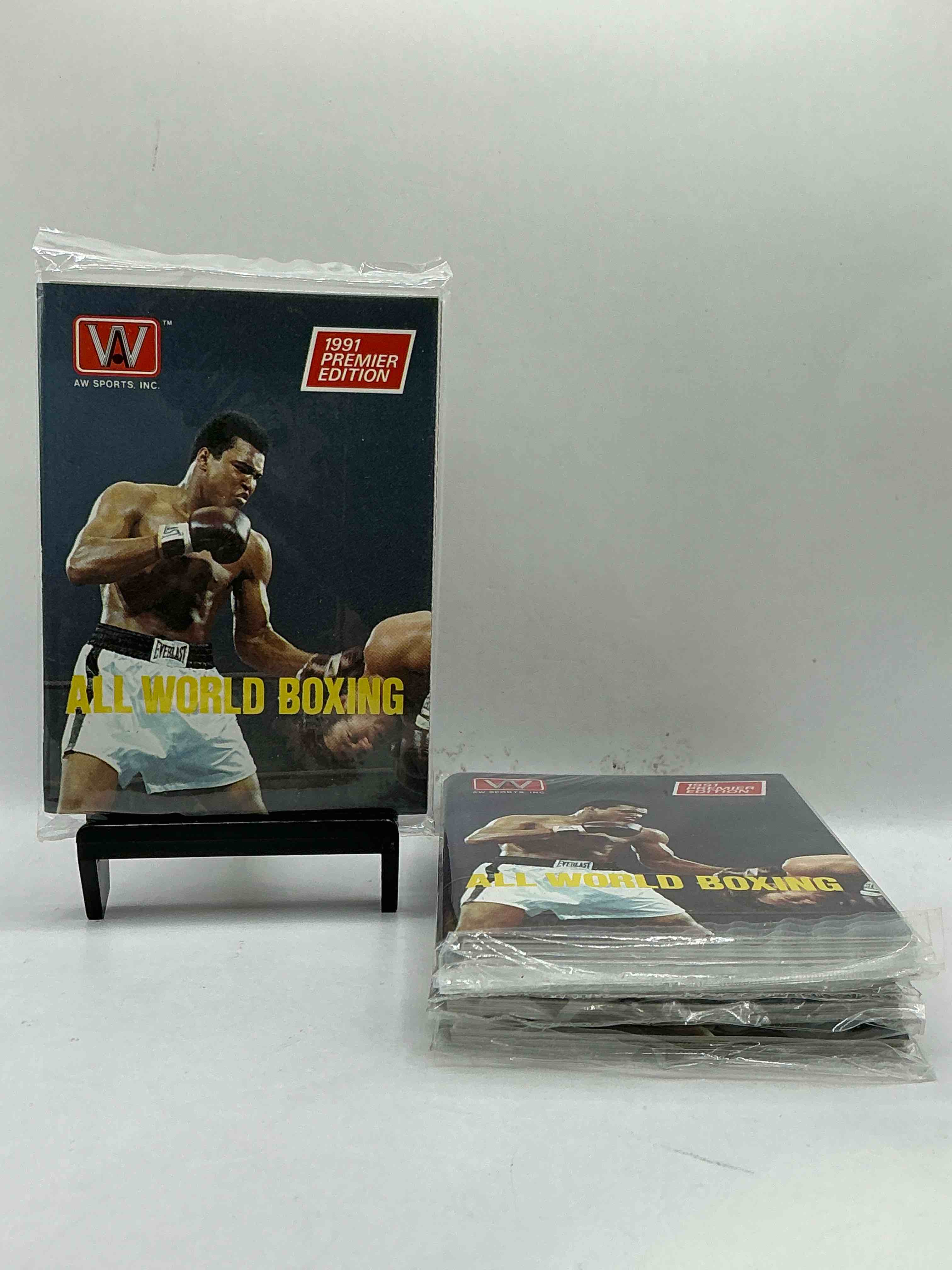 1991 All World Boxing Unopened Packs… Straight From Box! Muhammad Ali On The Packaging! Look For All World Boxing Legends!