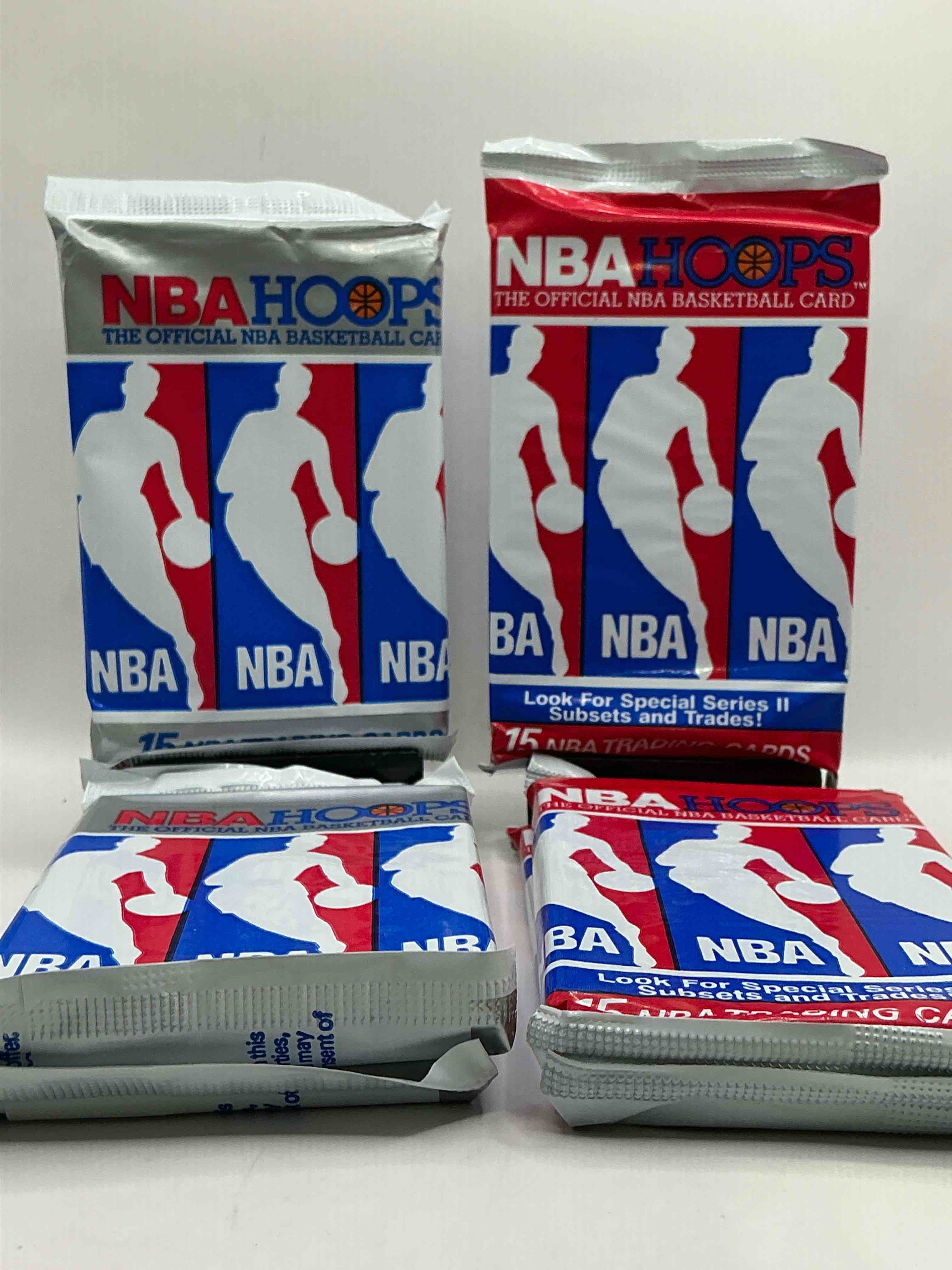 Michael Jordan?! Wow, Vintage 1990/91 NBA Hoops RARE Red Series Two Sealed Sports Card & Collectible Pack, Direct From Original Factory Sealed Retail Case!Series 2 Extremely Hard To Find & Includes Sought After Subsets! Look For Many Valuable Cards Such As Michael Jordan #65 (PSA 10 Value $225) & So Much More!