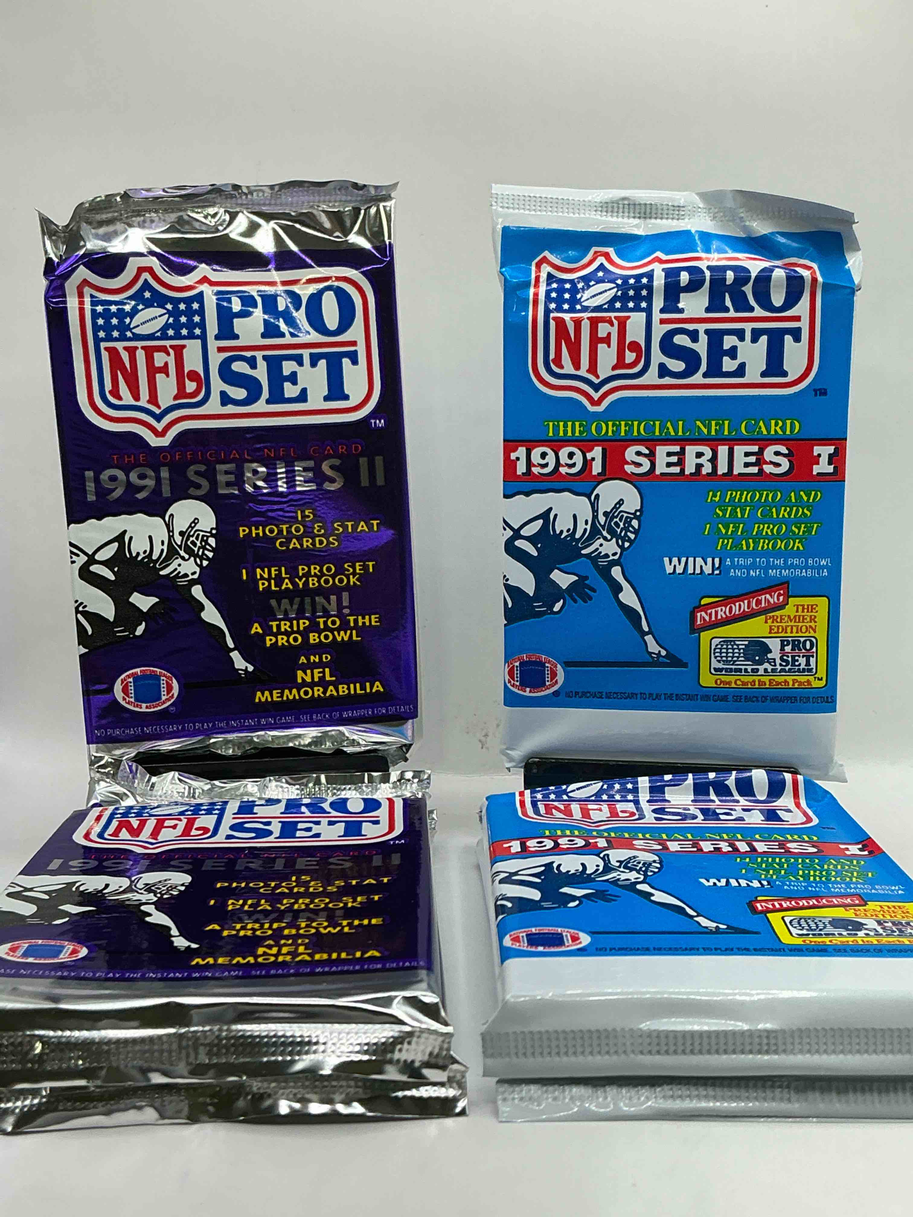 Wow! 1991 Pro Set Football Sealed Card Pack, Direct From Original Retail Case!Highly Sought After By Collectors As This Year Is Loaded With High Profile Cards!Search For Cards From Barry Sanders, Deion Sanders, Troy Aikman, Michael Irvin & Much More! Getting Hard To Find!