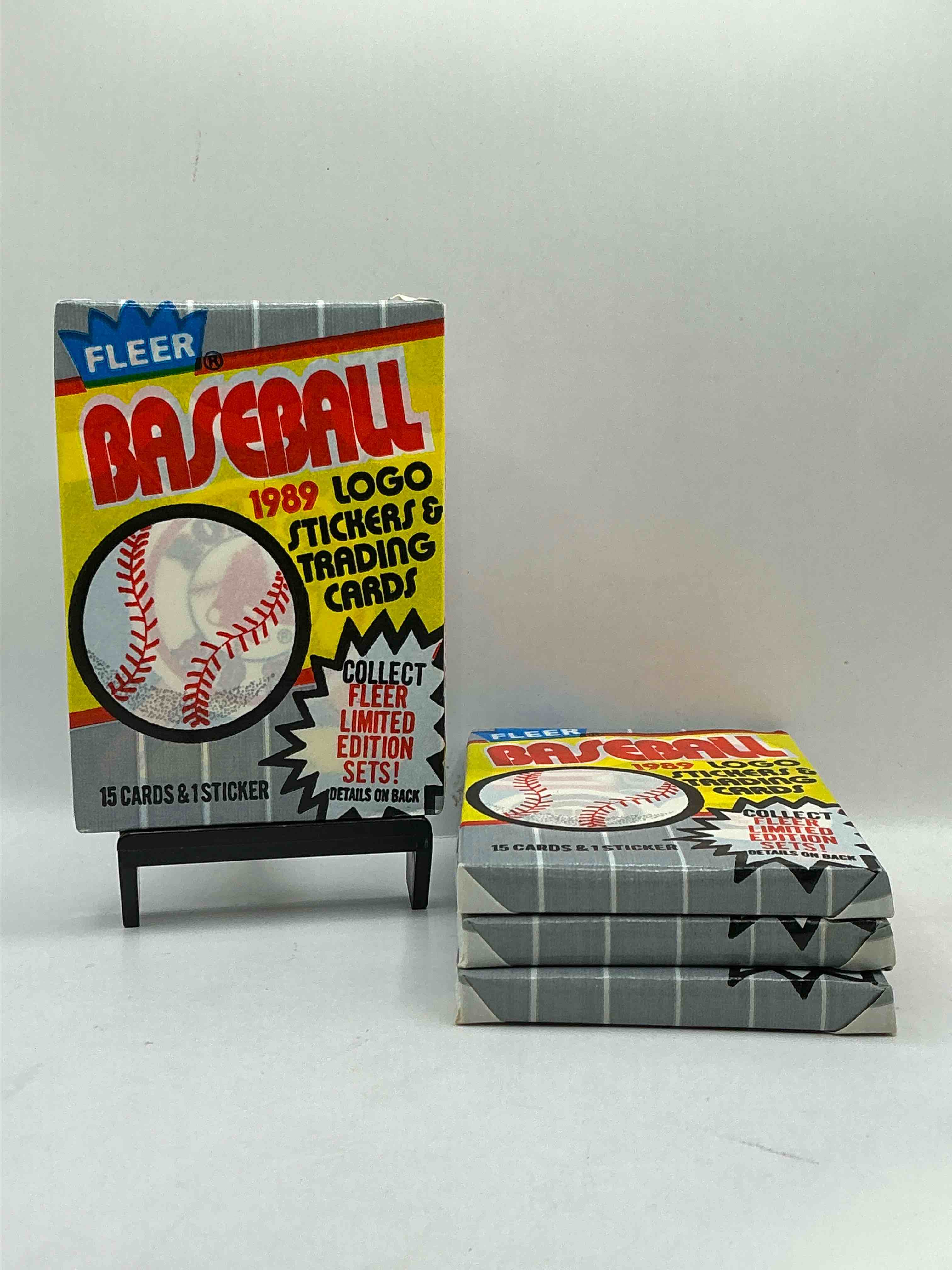Loaded! 1989 Fleer Baseball Fifteen Card Pack, Direct From Original Retail Case!This Is The Place To Search For Ken Griffey Jr's True Fleer Rookie Card #548 (PSA 10 Value $175+) & Billy Ripken & Randy Johnson Rookie Error Cards Worth Thousands! Getting Harder & Harder To Find!