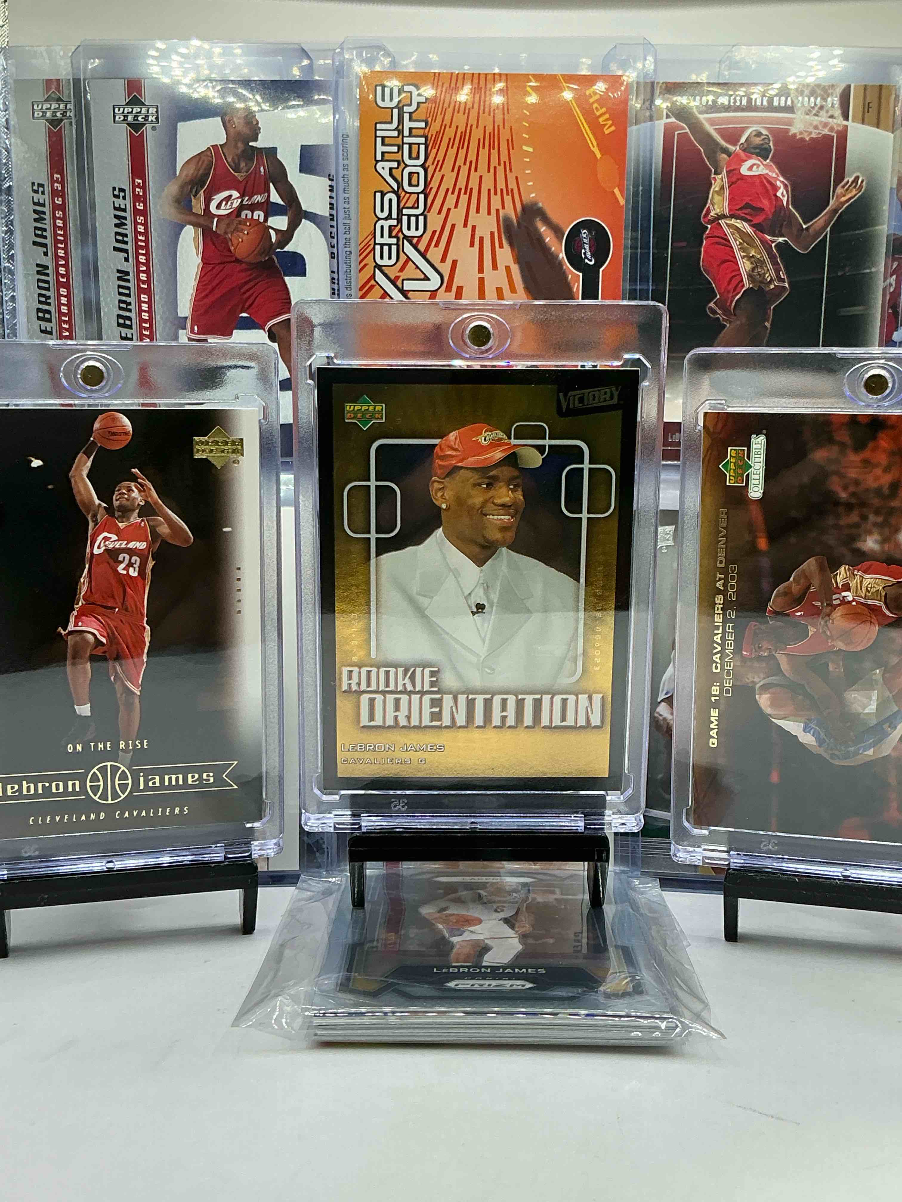 LeBron James Rookie Palooza! Three LeBron Rookies + A Bunch Of 2004 LeBron James Cards! King Of Cleveland! The Perfect Gift For Any Cavs Fan! WOW! LBJ Insanity!