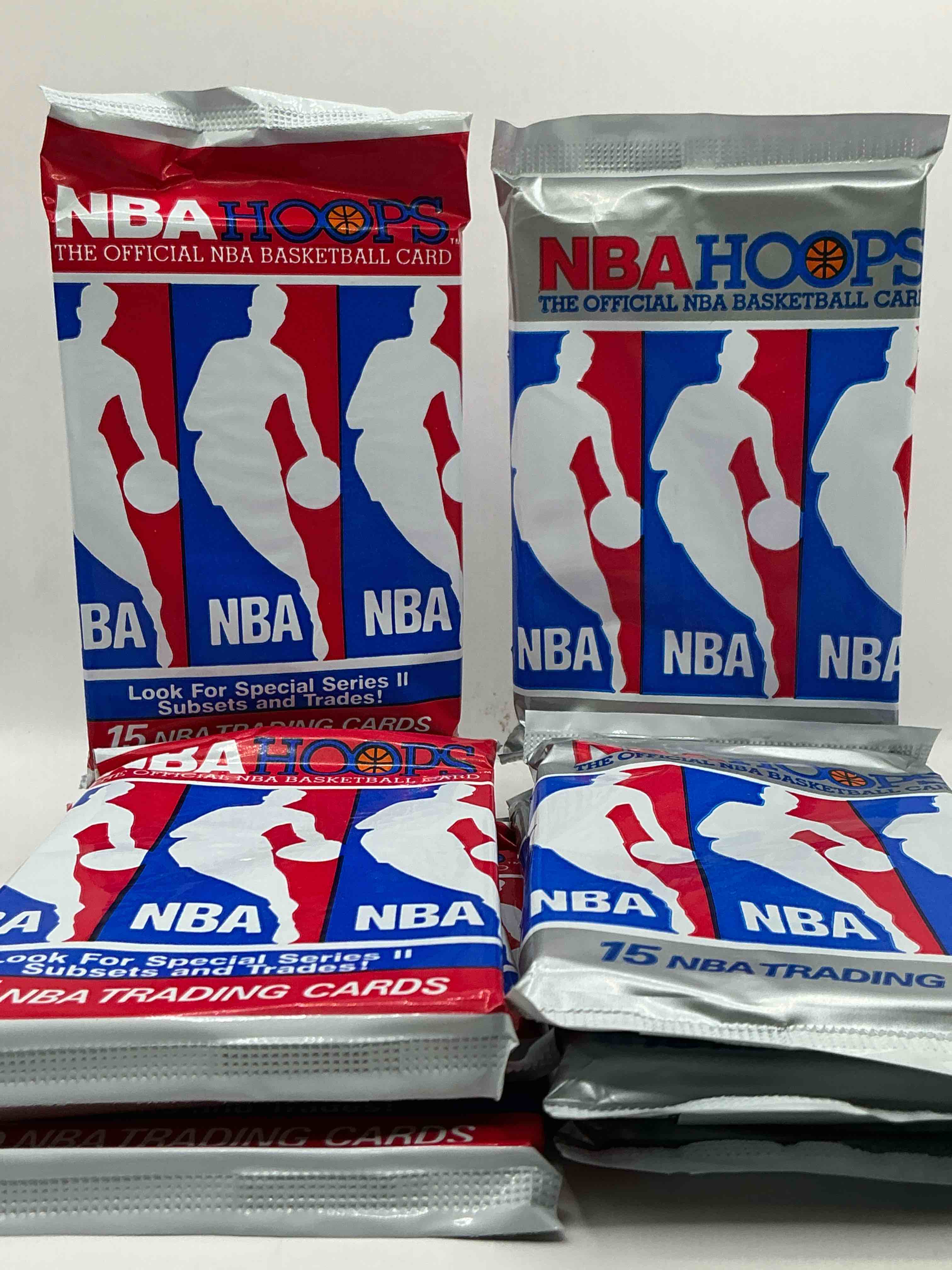 Michael Jordan?! Wow, Vintage 1990/91 NBA Hoops RARE Red Series Two Sealed Sports Card & Collectible Pack, Direct From Original Factory Sealed Retail Case!Series 2 Extremely Hard To Find & Includes Sought After Subsets! Look For Many Valuable Cards Such As Michael Jordan #65 (PSA 10 Value $225) & So Much More!
