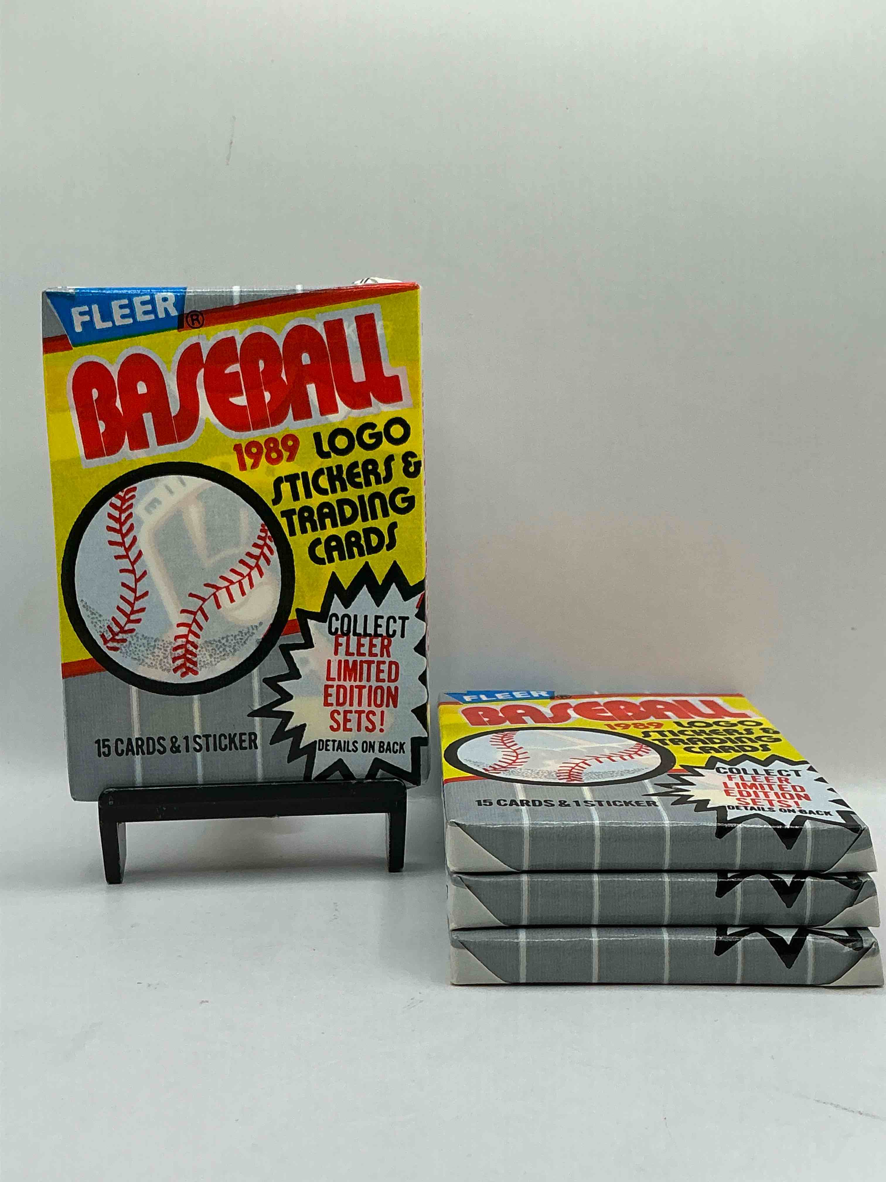 Loaded! 1989 Fleer Baseball Fifteen Card Pack, Direct From Original Retail Case!This Is The Place To Search For Ken Griffey Jr's True Fleer Rookie Card #548 (PSA 10 Value $175+) & Billy Ripken & Randy Johnson Rookie Error Cards Worth Thousands! Getting Harder & Harder To Find!