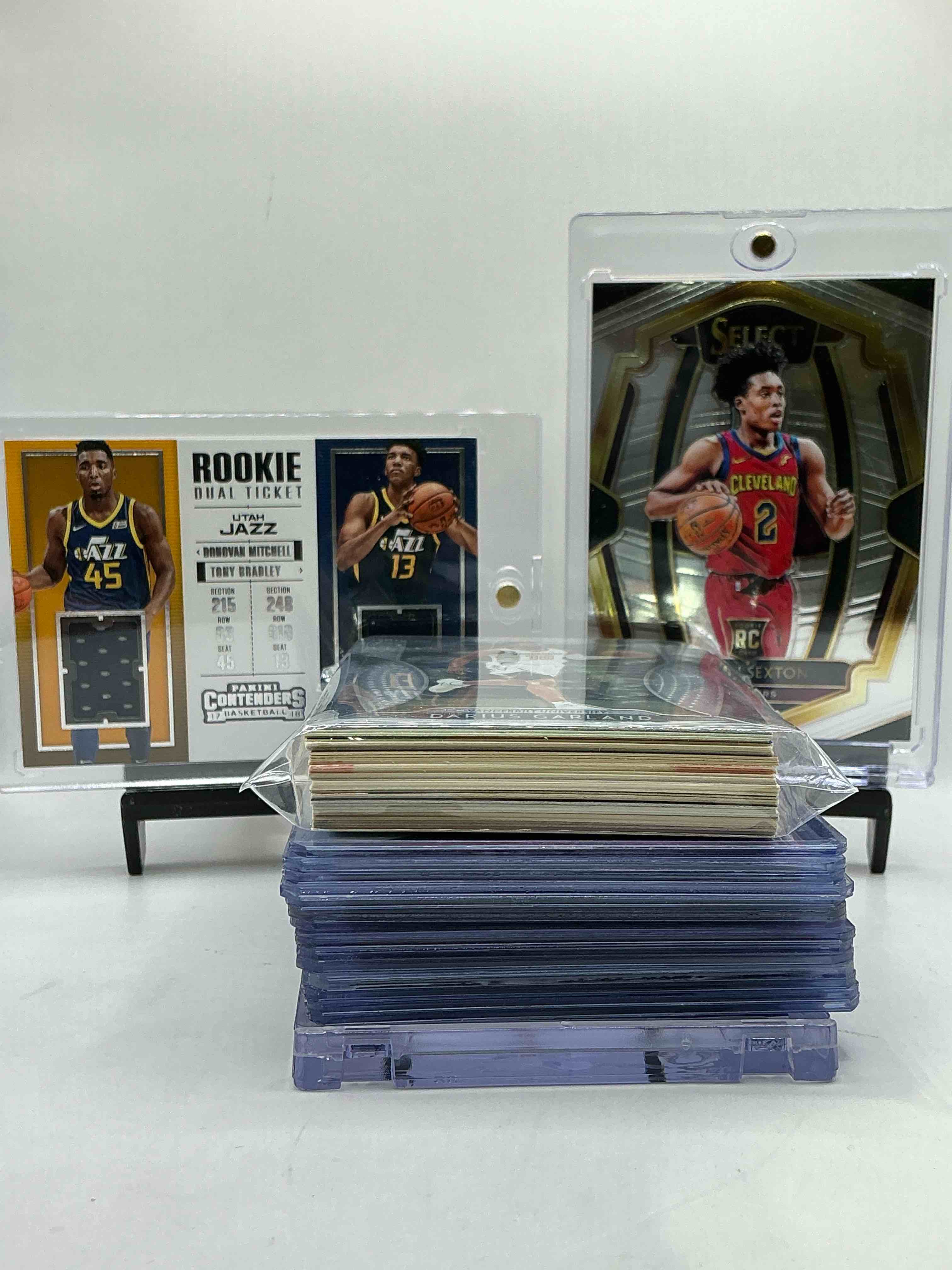 Donovan Mitchell Jersey Rookie Card, Collin Sexton Select Rookie & More! Cavs Craziness! Vintage & New CAVS! This 50 Card Lot Includes Commons, Legends, Heroes, Rookies & More!