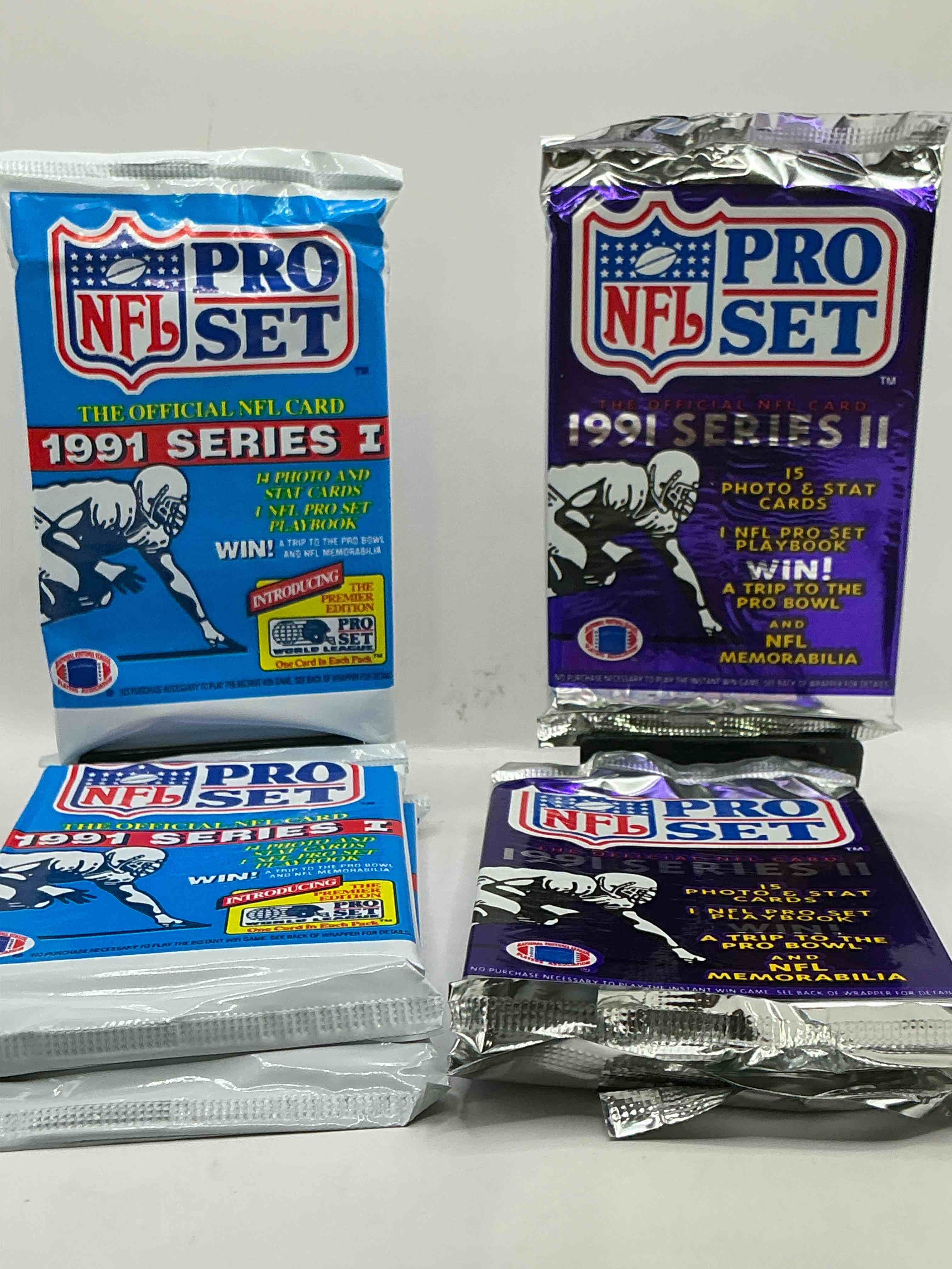 Wow! 1991 Pro Set Football Sealed Card Pack, Direct From Original Retail Case!Highly Sought After By Collectors As This Year Is Loaded With High Profile Cards!Search For Cards From Barry Sanders, Deion Sanders, Troy Aikman, Michael Irvin & Much More! Getting Hard To Find!
