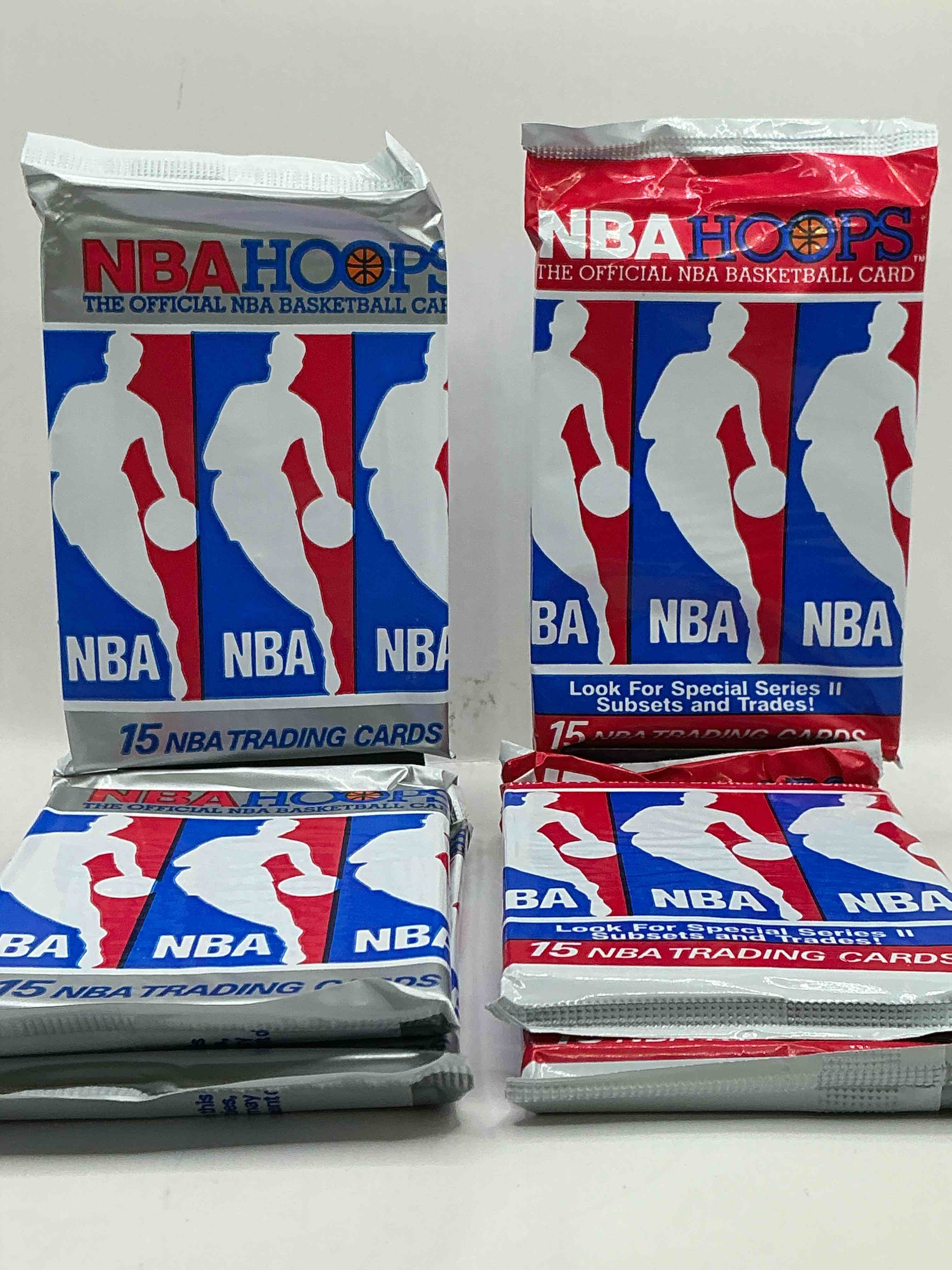 Michael Jordan?! Wow, Vintage 1990/91 NBA Hoops RARE Red Series Two Sealed Sports Card & Collectible Pack, Direct From Original Factory Sealed Retail Case!Series 2 Extremely Hard To Find & Includes Sought After Subsets! Look For Many Valuable Cards Such As Michael Jordan #65 (PSA 10 Value $225) & So Much More!