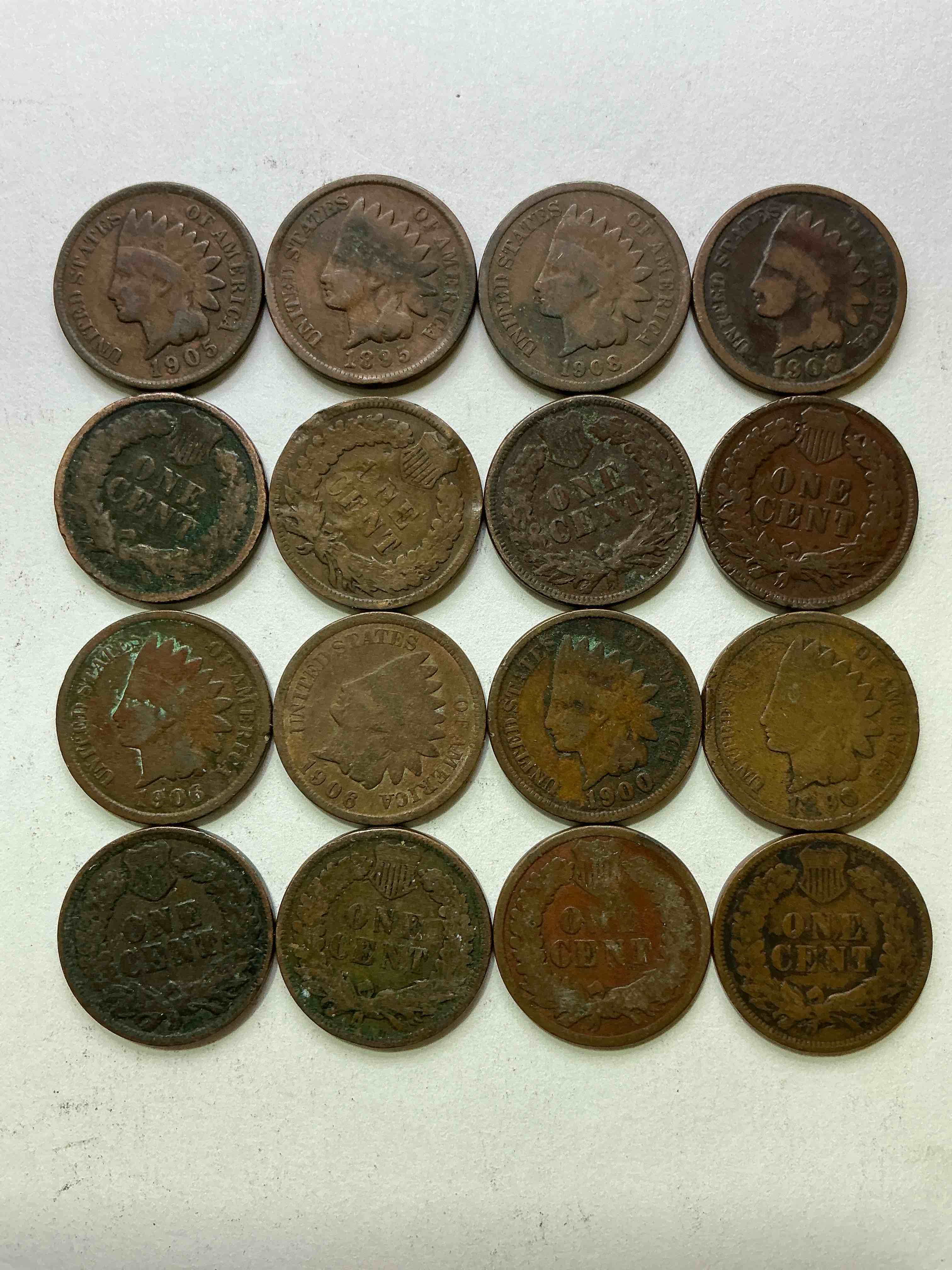Indian Head Pennies! These Gorgeous U.S. Pennies Were Minted From 1859-1909 & Have Become Serious Collector Items! The "Indian Head" Design Is Actually A Representation Of Lady Liberty Wearing An Indian Headdress. Here Are Beautiful, Well-Kept Examples Representing Many Different Mint Years! Great For Collecting, Investing & Learning History, & Rare With Visible Dates!
