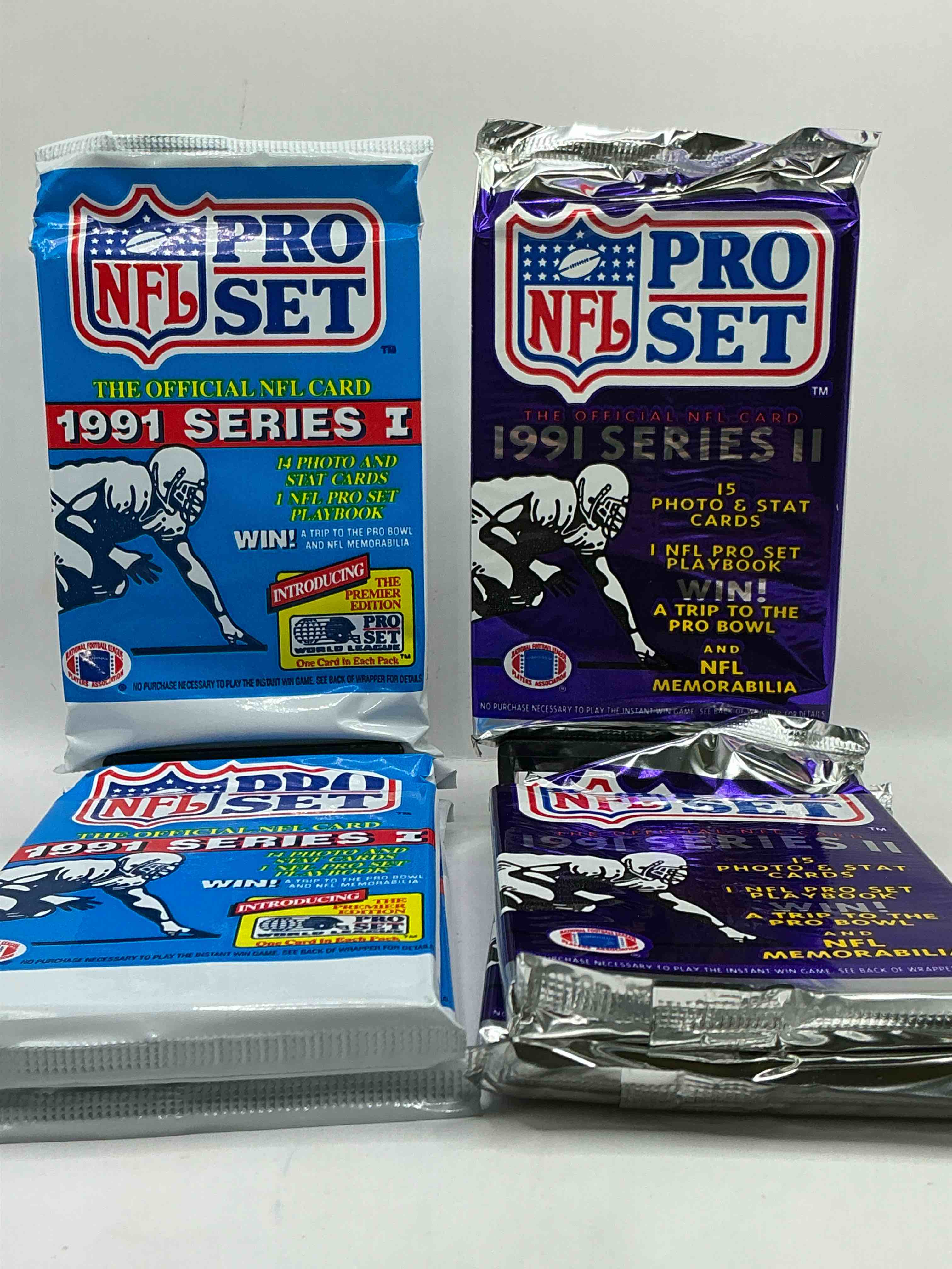 Wow! 1991 Pro Set Football Sealed Card Pack, Direct From Original Retail Case!Highly Sought After By Collectors As This Year Is Loaded With High Profile Cards!Search For Cards From Barry Sanders, Deion Sanders, Troy Aikman, Michael Irvin & Much More! Getting Hard To Find!