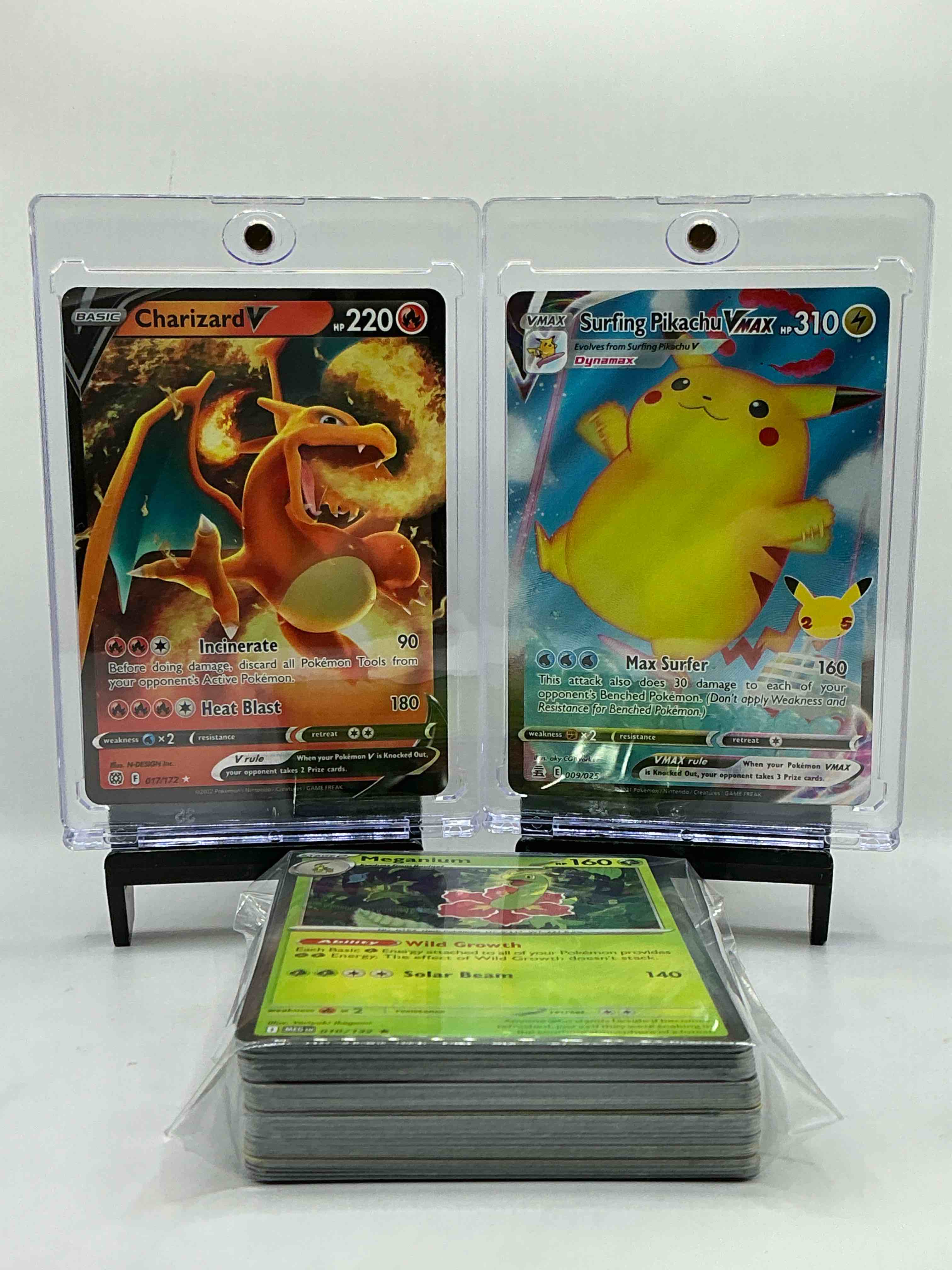 Charizard & Pikachu! Doesn’t Get Much Better! Two Of The Most Collected Pokemon In The World! This 50 Card Lot Not Only Includes These Two, But Other Holos, Legends, Commons & More! Pokémon Party!