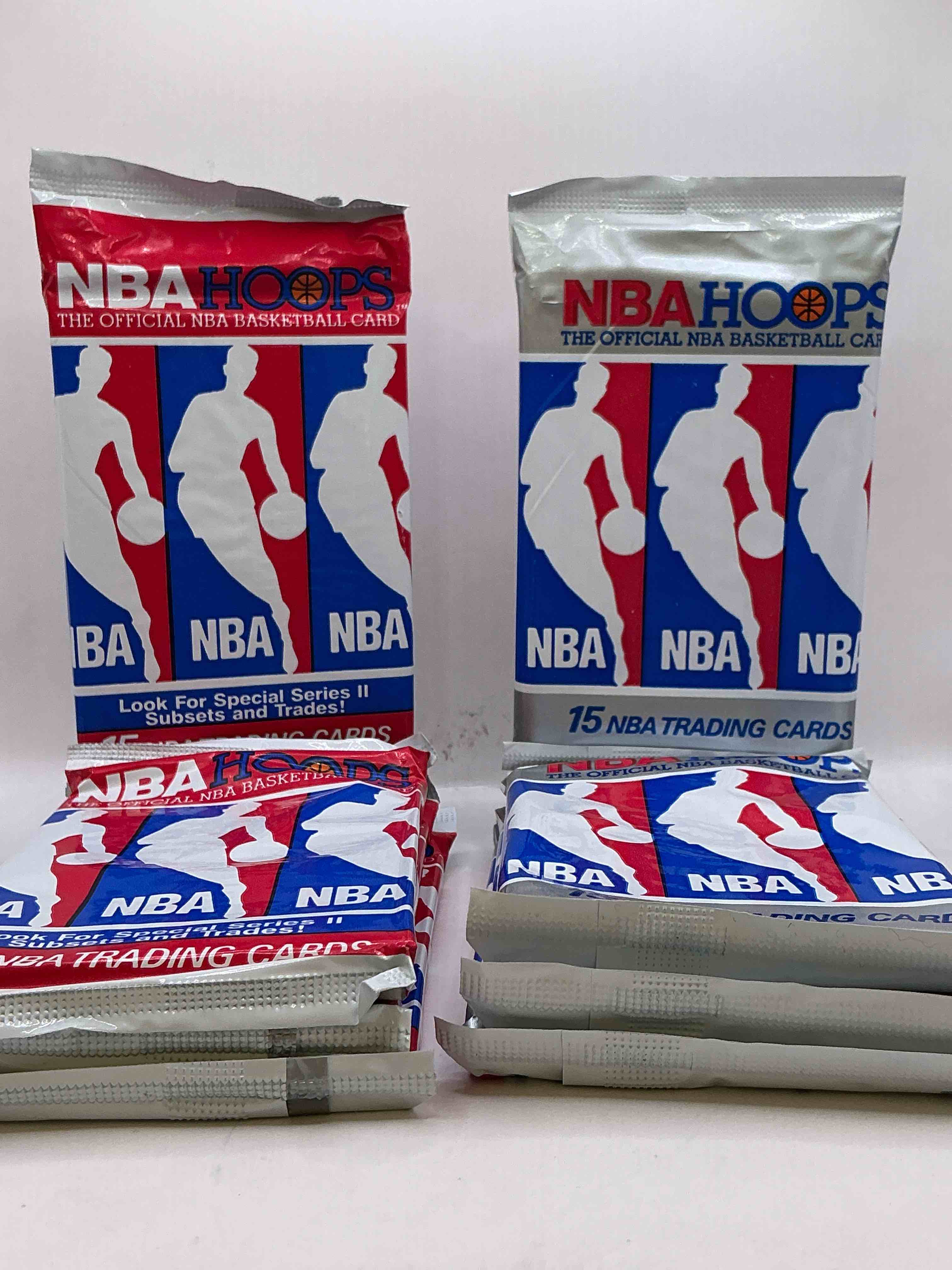 Michael Jordan?! Wow, Vintage 1990/91 NBA Hoops RARE Red Series Two Sealed Sports Card & Collectible Pack, Direct From Original Factory Sealed Retail Case!Series 2 Extremely Hard To Find & Includes Sought After Subsets! Look For Many Valuable Cards Such As Michael Jordan #65 (PSA 10 Value $225) & So Much More!