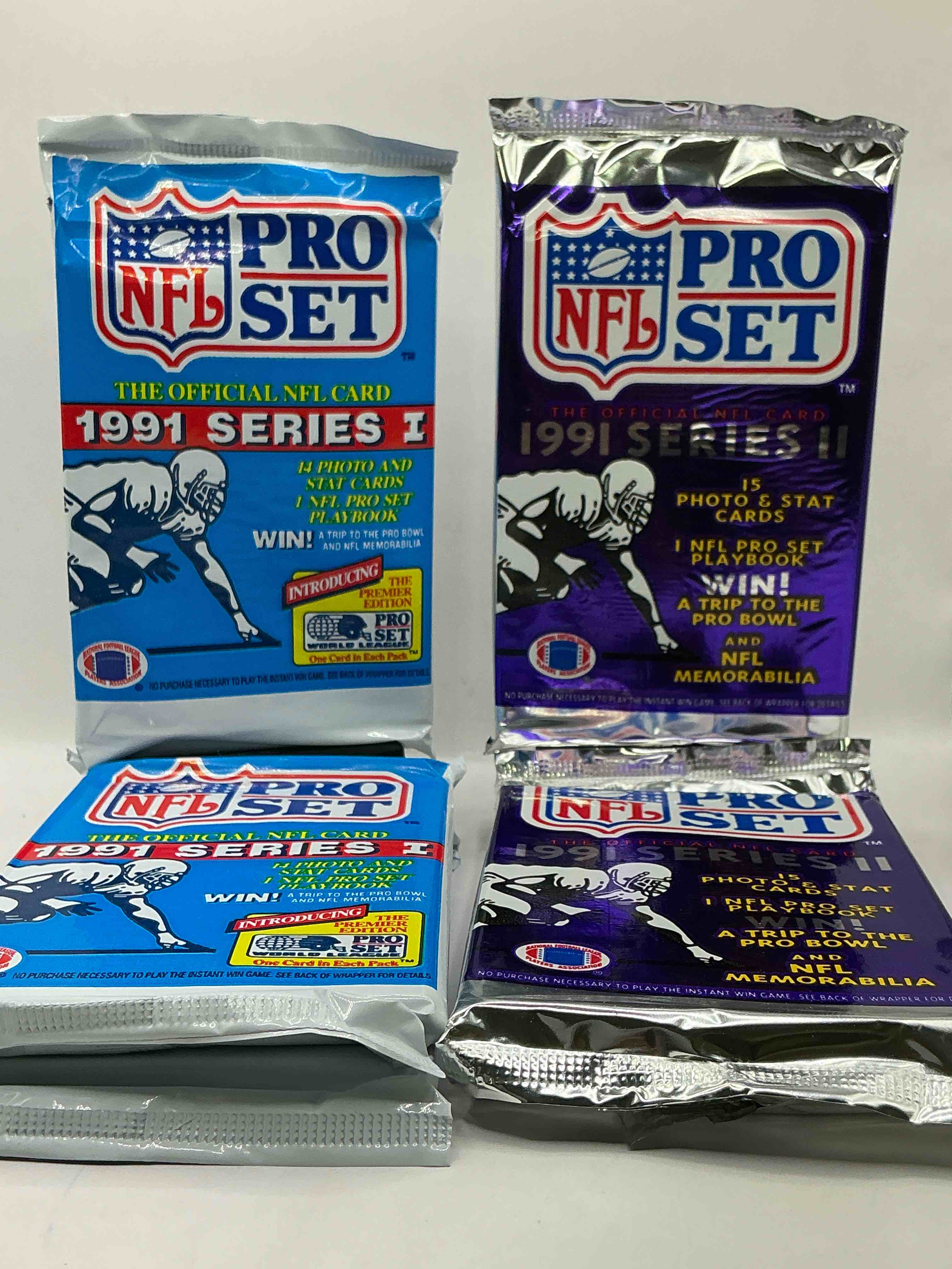 Wow! 1991 Pro Set Football Sealed Card Pack, Direct From Original Retail Case!Highly Sought After By Collectors As This Year Is Loaded With High Profile Cards!Search For Cards From Barry Sanders, Deion Sanders, Troy Aikman, Michael Irvin & Much More! Getting Hard To Find!