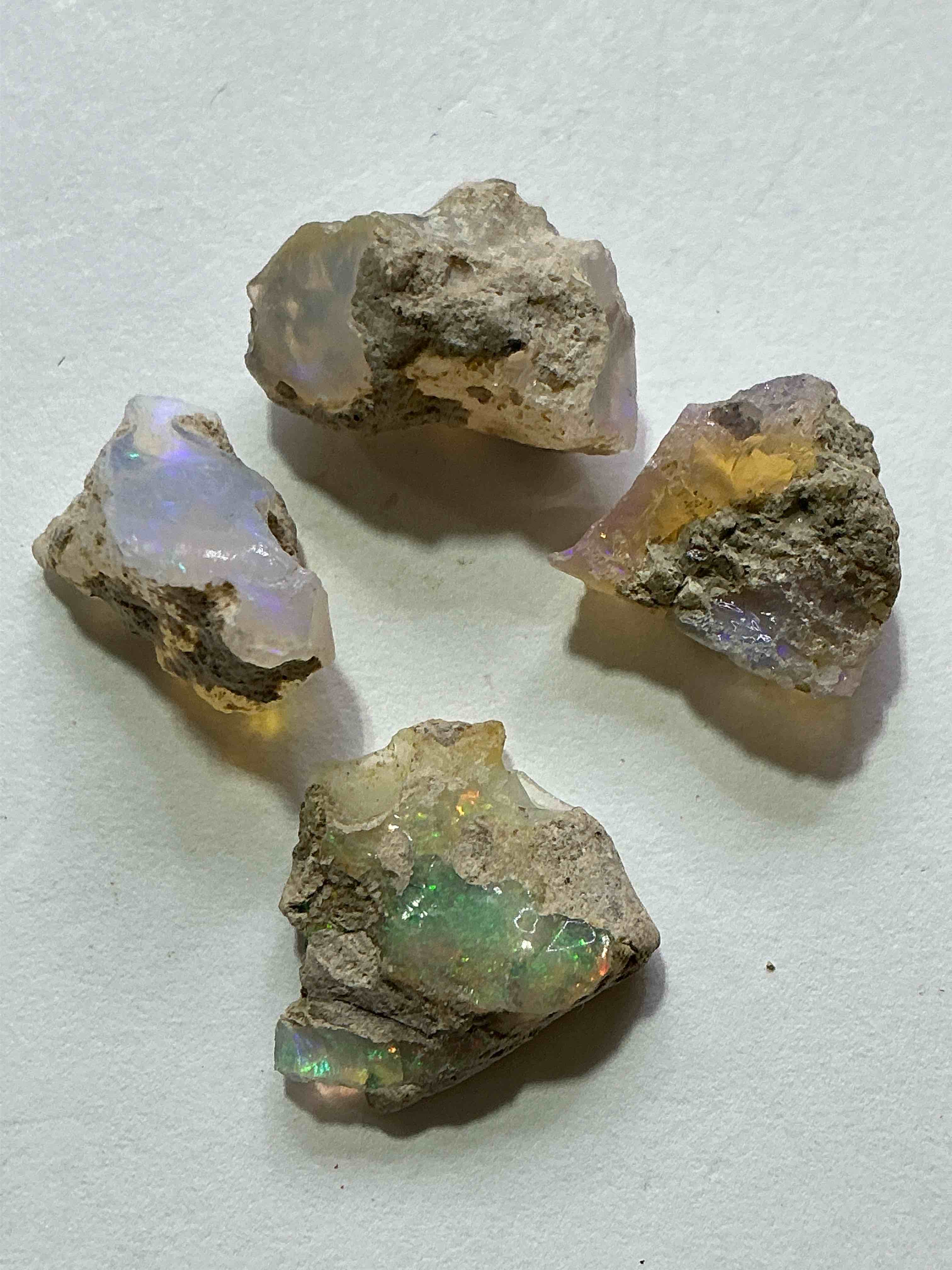 Opal Precious Gemstone, Raw, Authentic! Ethiopian Opal Gemstone, In Large & Raw, Prospected Form! Ethiopian Opals Are Famous For Their Stunning Clarity & Shimmering Color Hues! They Are Believed To Promote Hope, Purity & Love. The U.S. Dime In Image Is For Size Reference Only (Not Included). A Gemstone Like This In Raw Form Is Very Hard To Find! Own An Amazing, Stunning, Unique Opal Gemstone In Rare, Raw Form!