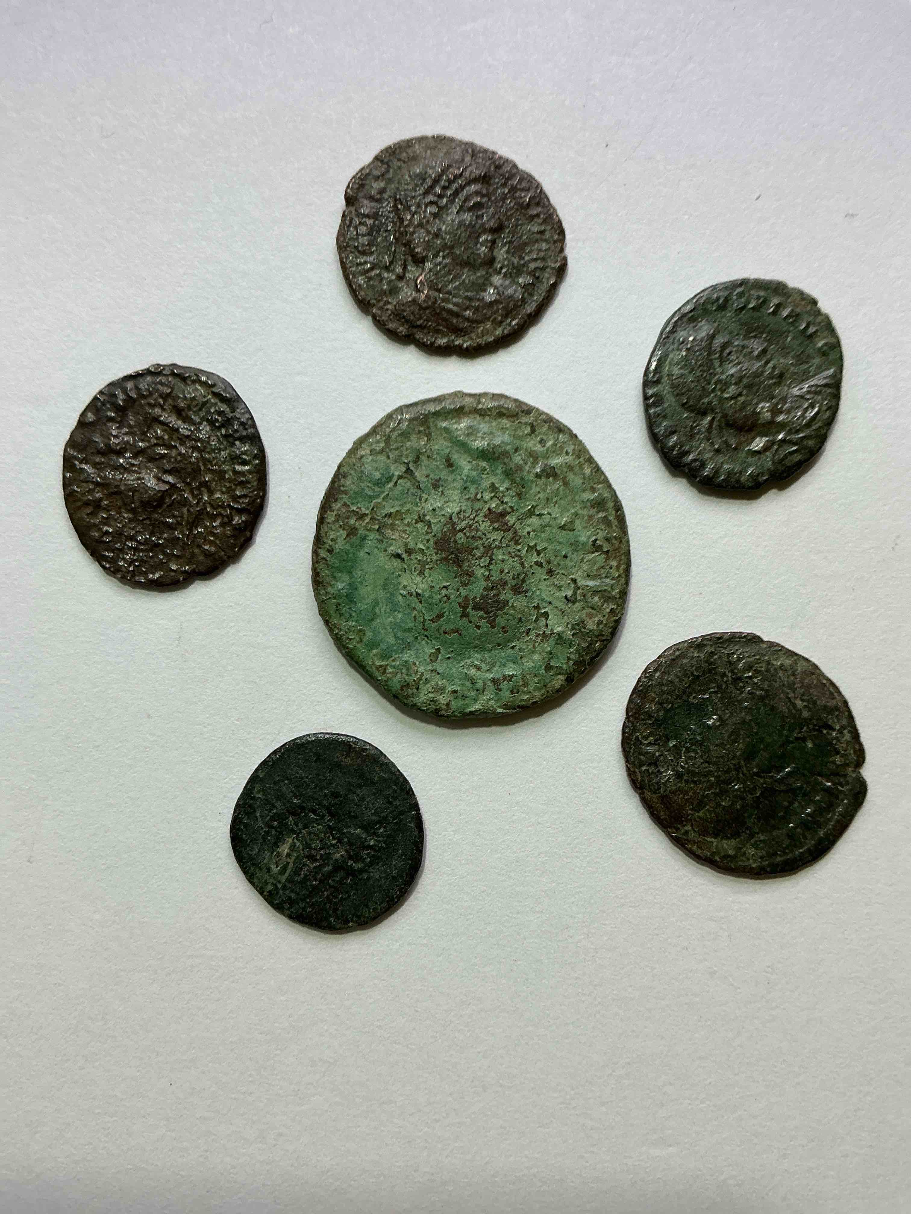 Ancient Roman Coins! 1,600-1,700 YEARS OLD Approximately! Check Out These Amazing Authentic Pieces Of History, Ancient Roman Bronze Coins From The Approx 300 to 400 A.D Era... Serious Pieces Of History & Serious Collector Items! Own Authentic Pieces Of Ancient History!