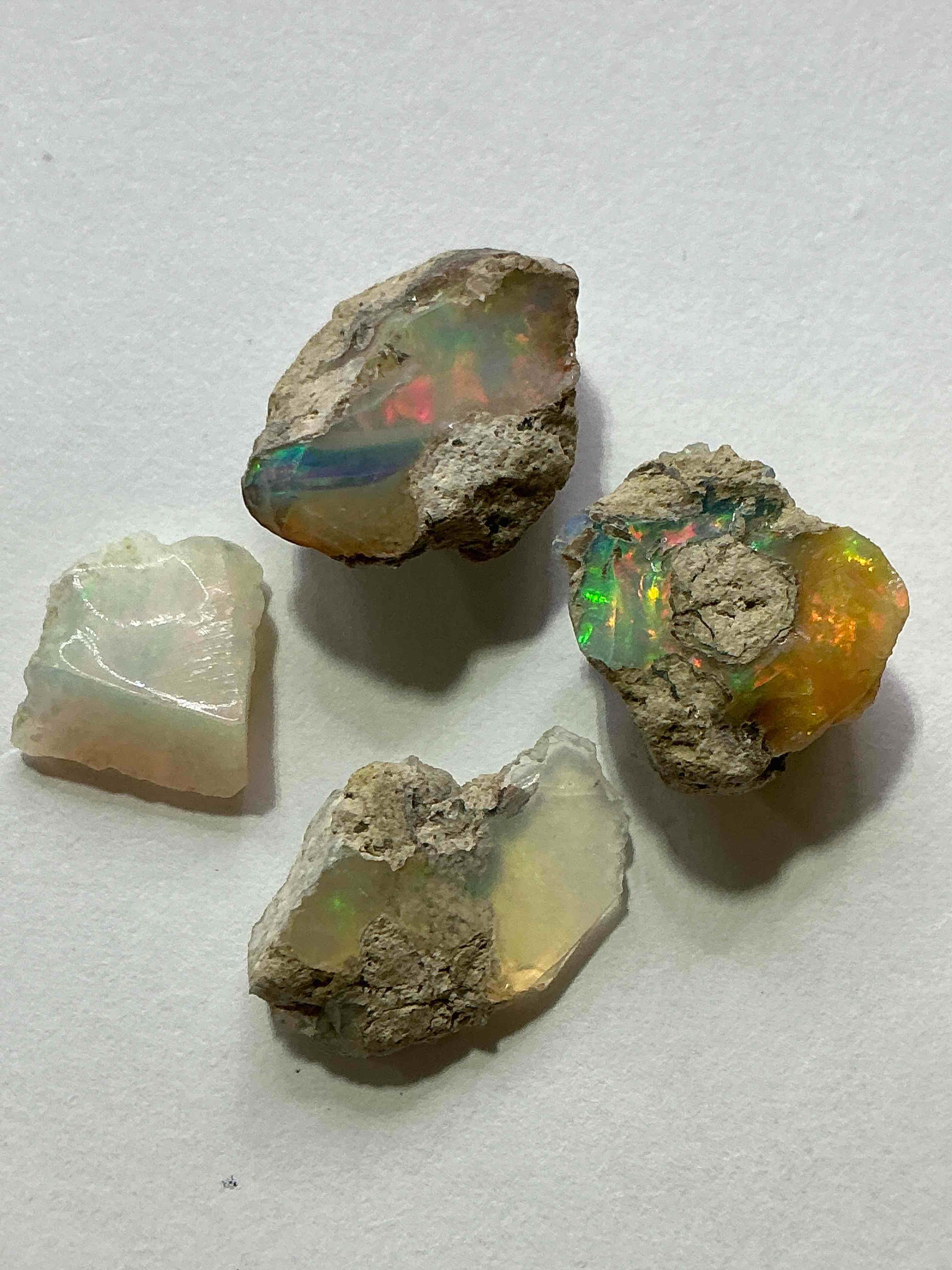 Opal Precious Gemstone, Raw, Authentic! Ethiopian Opal Gemstone, In Large & Raw, Prospected Form! Ethiopian Opals Are Famous For Their Stunning Clarity & Shimmering Color Hues! They Are Believed To Promote Hope, Purity & Love. The U.S. Dime In Image Is For Size Reference Only (Not Included). A Gemstone Like This In Raw Form Is Very Hard To Find! Own An Amazing, Stunning, Unique Opal Gemstone In Rare, Raw Form!