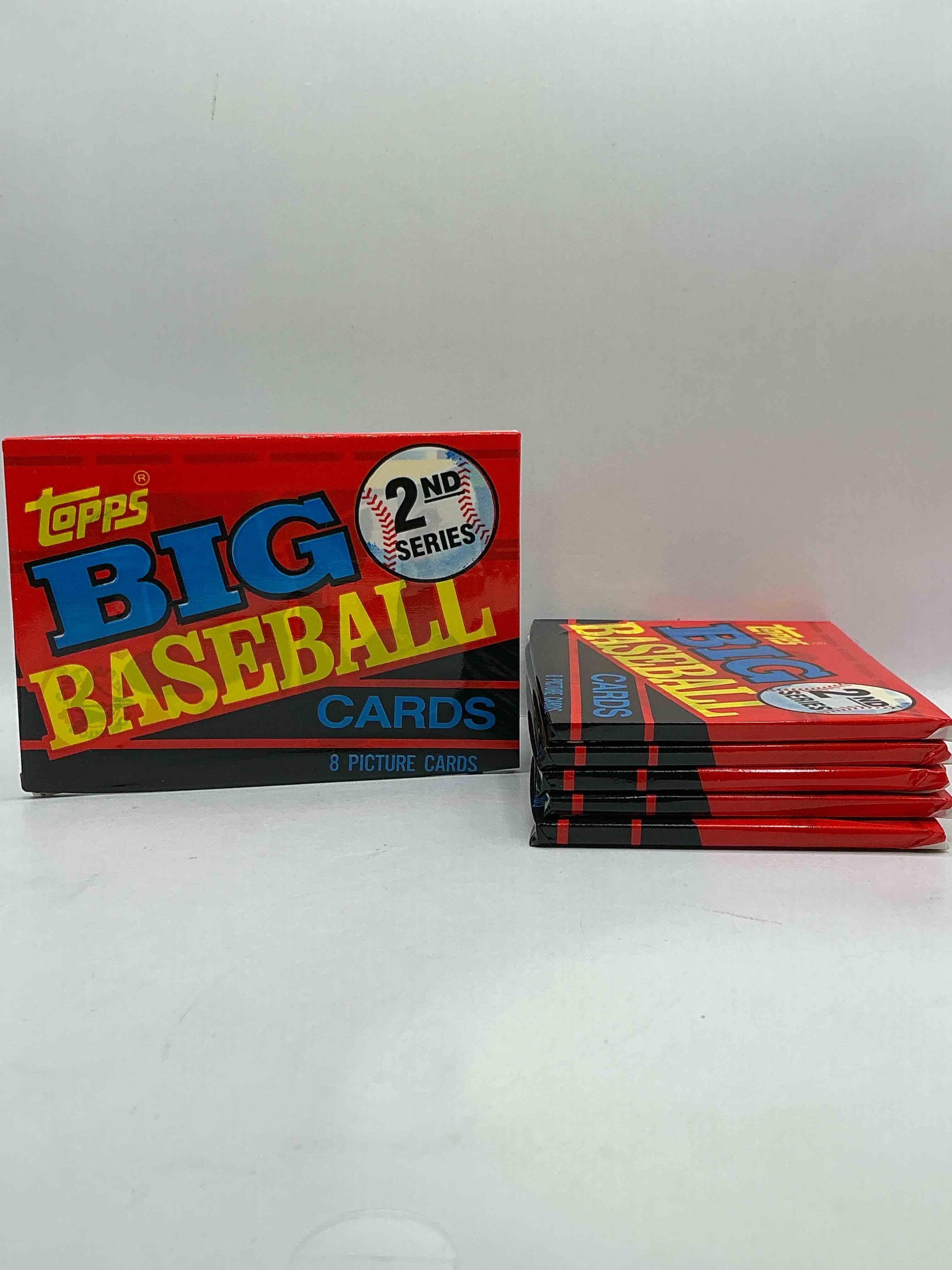 1990 Big Baseball! Here's Something For Nostalgia Fans! 1990 Topps Big Baseball Sealed Card Pack, 1st Series, Direct From Original Retail Case! 1990 Year Hard To Find! Search For Valuable Cards From Don Mattingly, Mark McGwire & Barry Bonds!