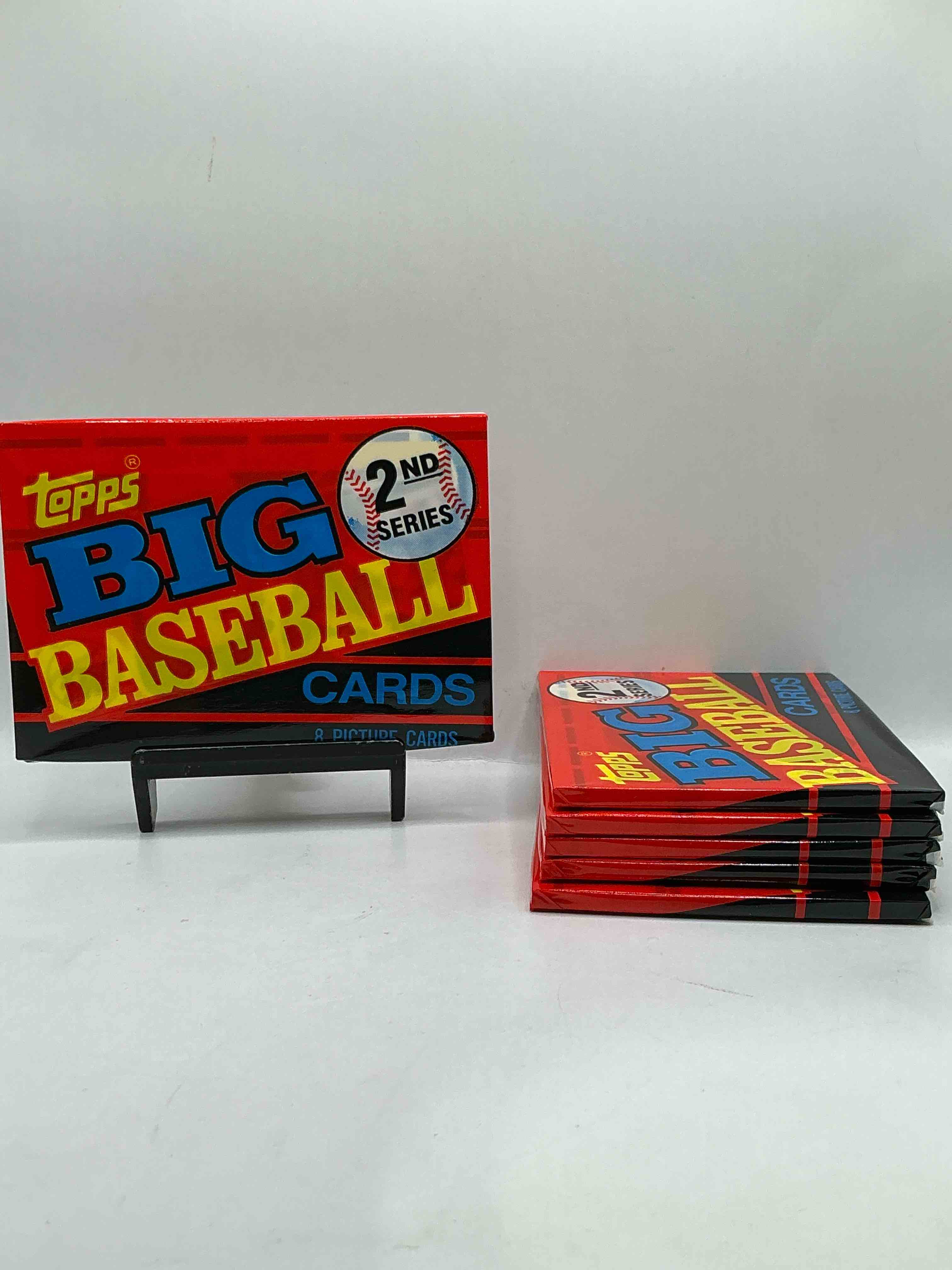 1990 Big Baseball! Here's Something For Nostalgia Fans! 1990 Topps Big Baseball Sealed Card Pack, 1st Series, Direct From Original Retail Case! 1990 Year Hard To Find! Search For Valuable Cards From Don Mattingly, Mark McGwire & Barry Bonds!