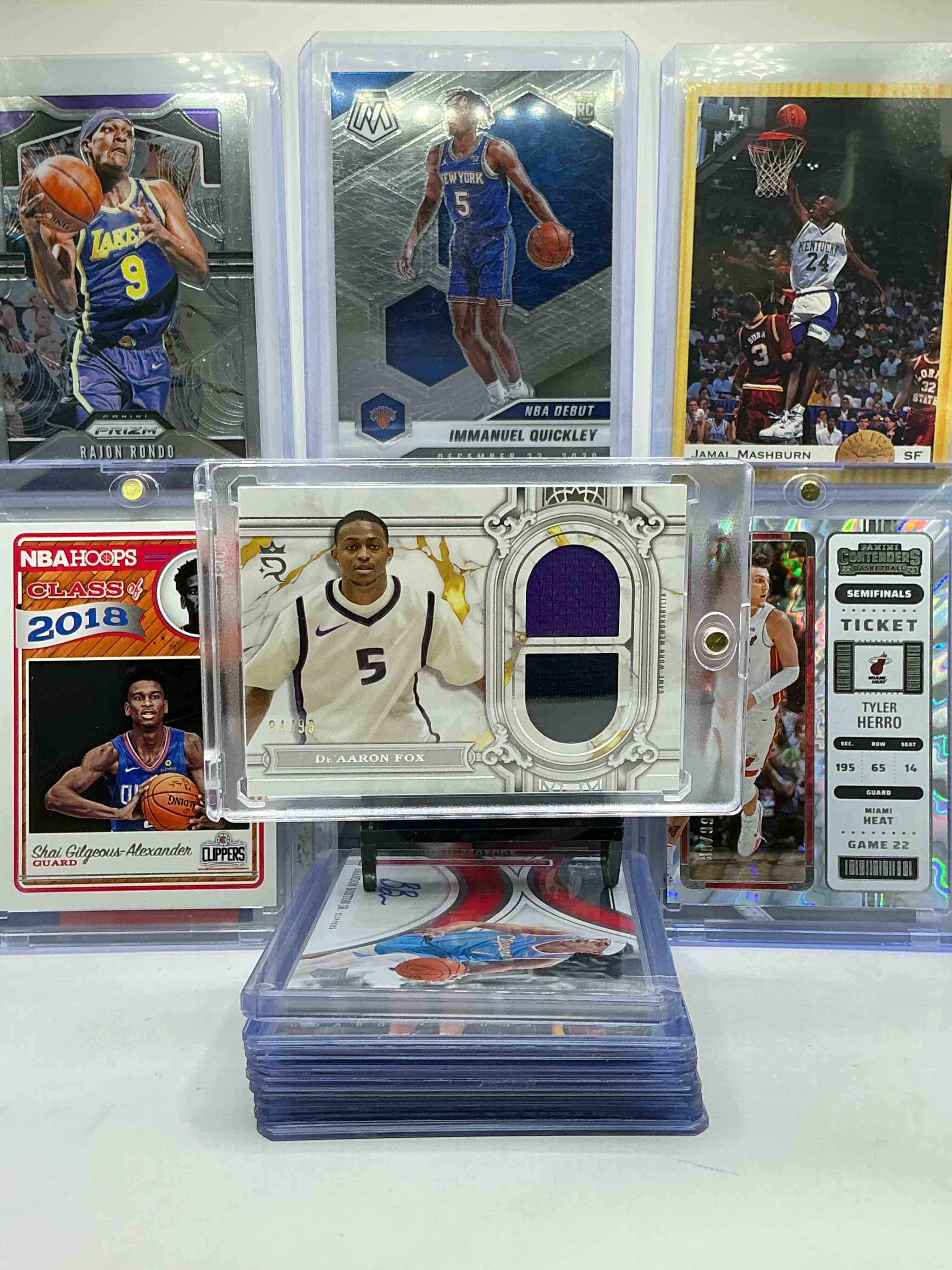 Wildcats Craziness! Daaron Fox Game Worn Jersey /99 Card, Brandon Boston Rookie Auto, Numbered Tyler Herro, Shai Gilgeous Alexander Rookie & More! UK! 20 Card Lot, Includes Commons, Vintage & New!