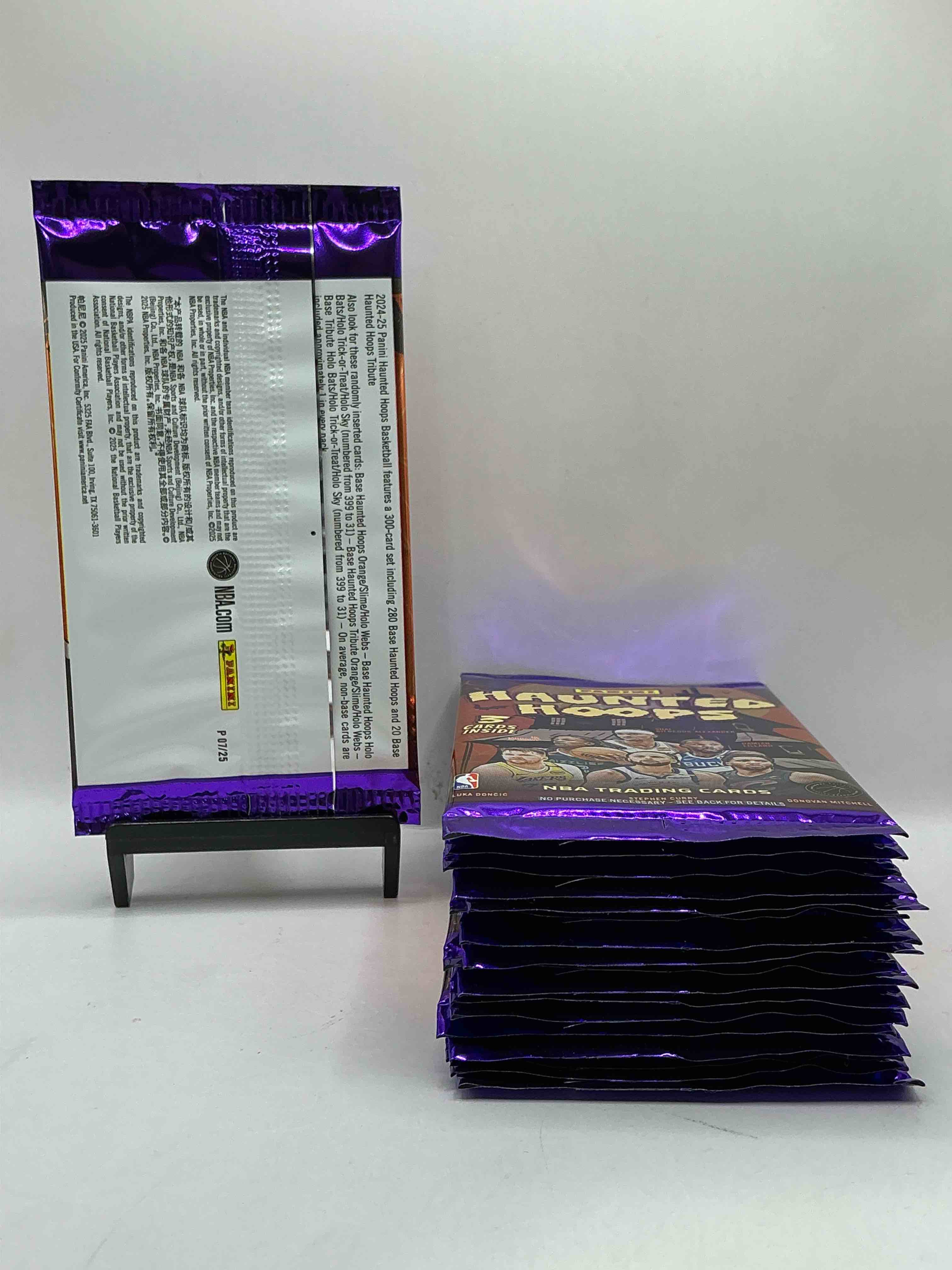 Condition photo showing New/Like New for Reed Sheppard Rookie!? Stephon Castle Rookie!? 2025 NBA Basketball Packs, Spooky Edition! NBA Hoops Craziness!