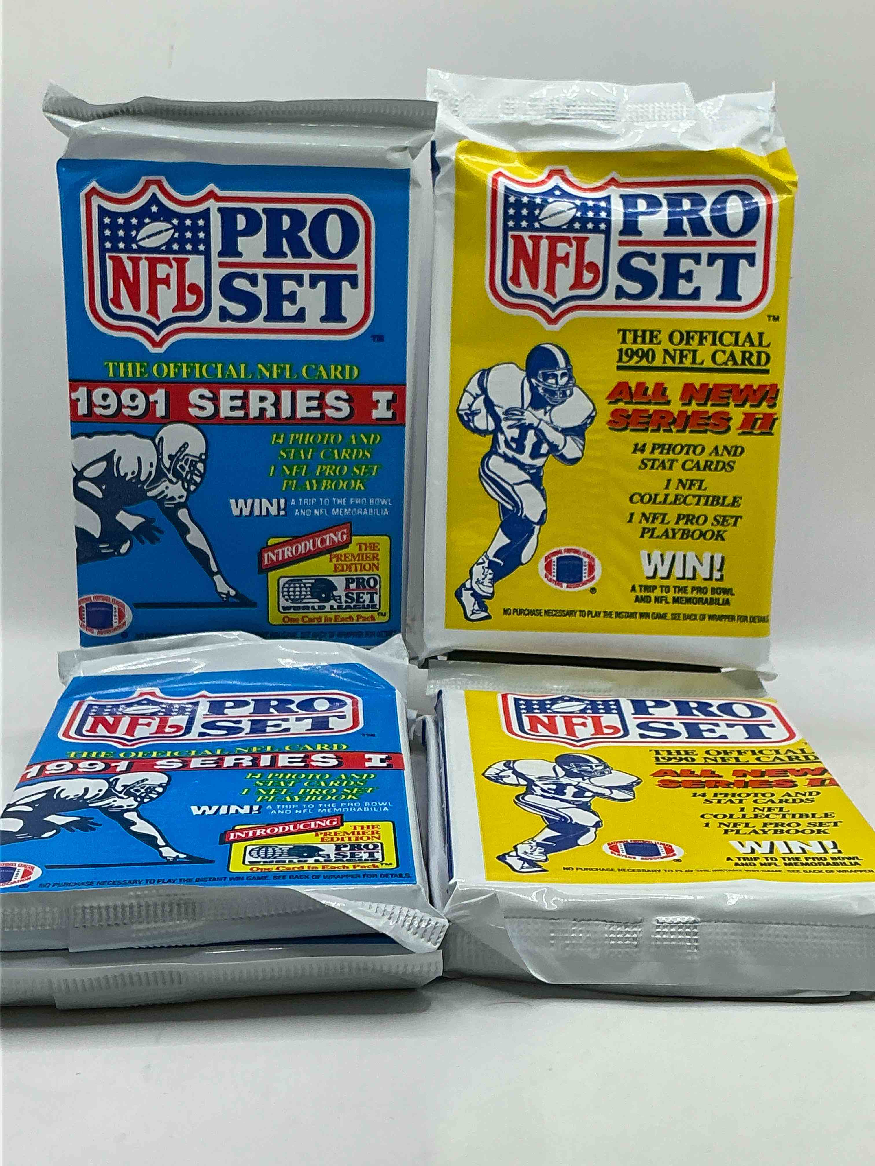 Wow! 1991 Pro Set Football Sealed Card Pack, Direct From Original Retail Case!Highly Sought After By Collectors As This Year Is Loaded With High Profile Cards!Search For Cards From Barry Sanders, Deion Sanders, Troy Aikman, Michael Irvin & Much More! Getting Hard To Find!