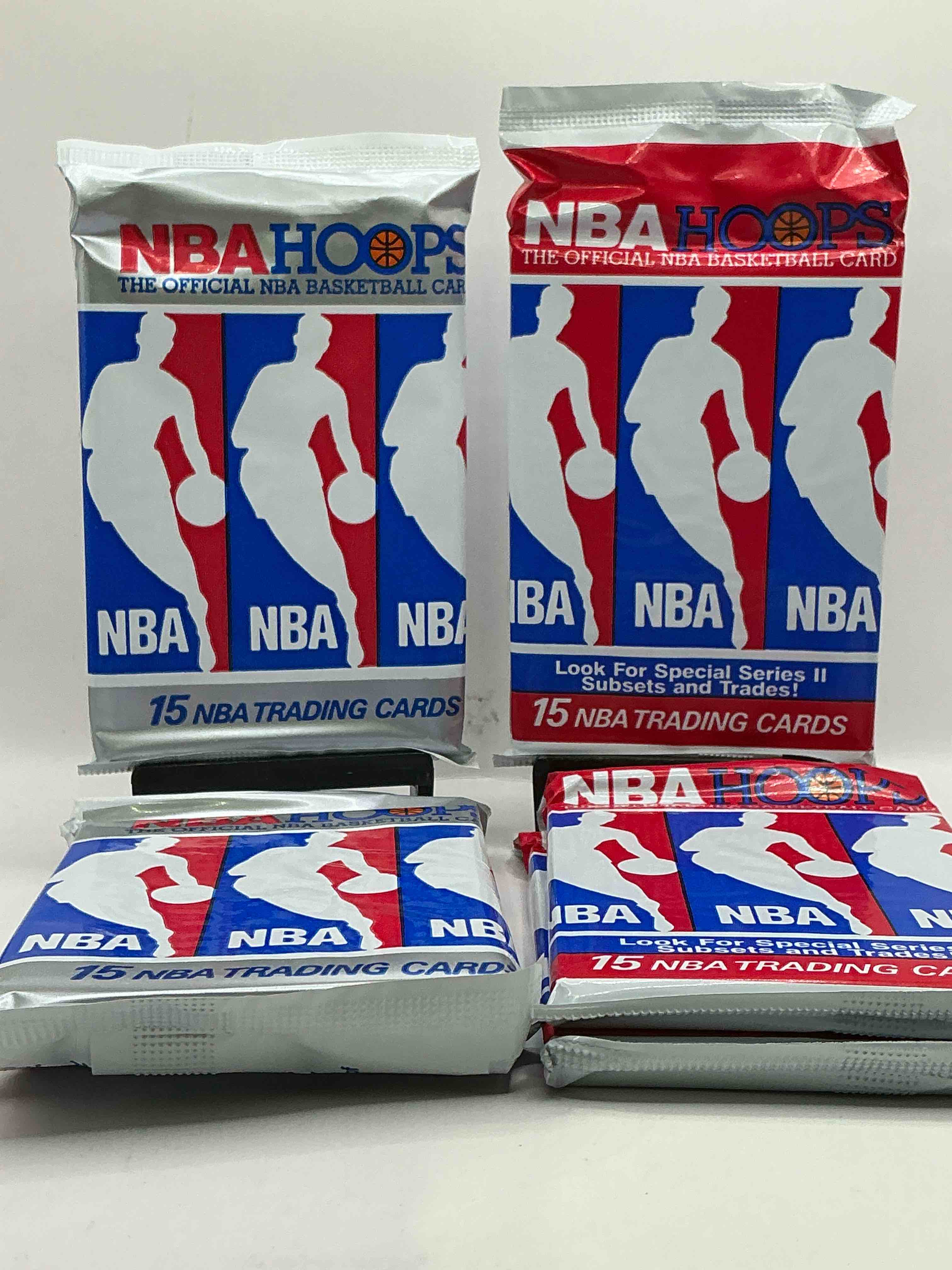 Michael Jordan?! Wow, Vintage 1990/91 NBA Hoops RARE Red Series Two Sealed Sports Card & Collectible Pack, Direct From Original Factory Sealed Retail Case!Series 2 Extremely Hard To Find & Includes Sought After Subsets! Look For Many Valuable Cards Such As Michael Jordan #65 (PSA 10 Value $225) & So Much More!
