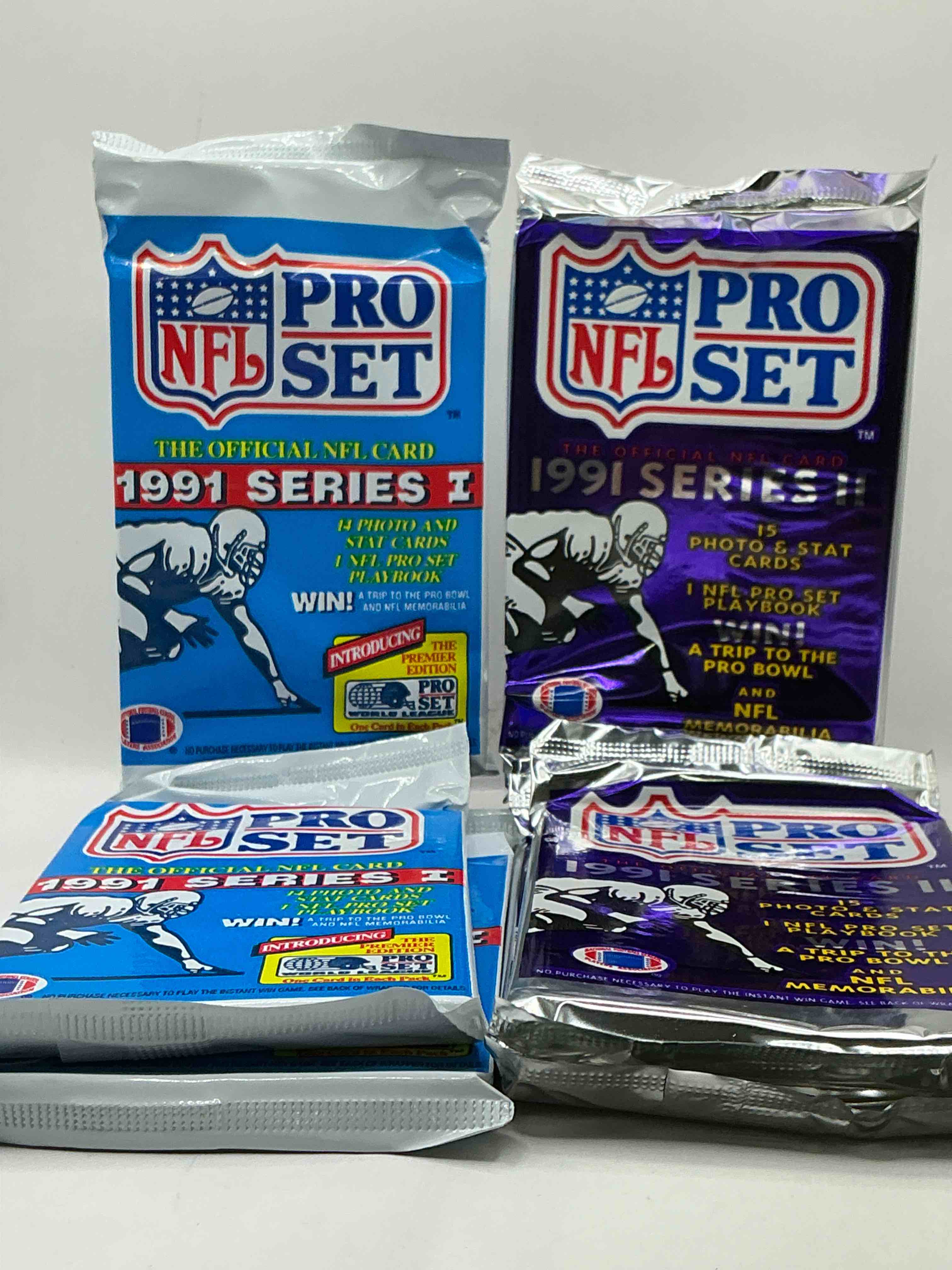 Wow! 1991 Pro Set Football Sealed Card Pack, Direct From Original Retail Case!Highly Sought After By Collectors As This Year Is Loaded With High Profile Cards!Search For Cards From Barry Sanders, Deion Sanders, Troy Aikman, Michael Irvin & Much More! Getting Hard To Find!