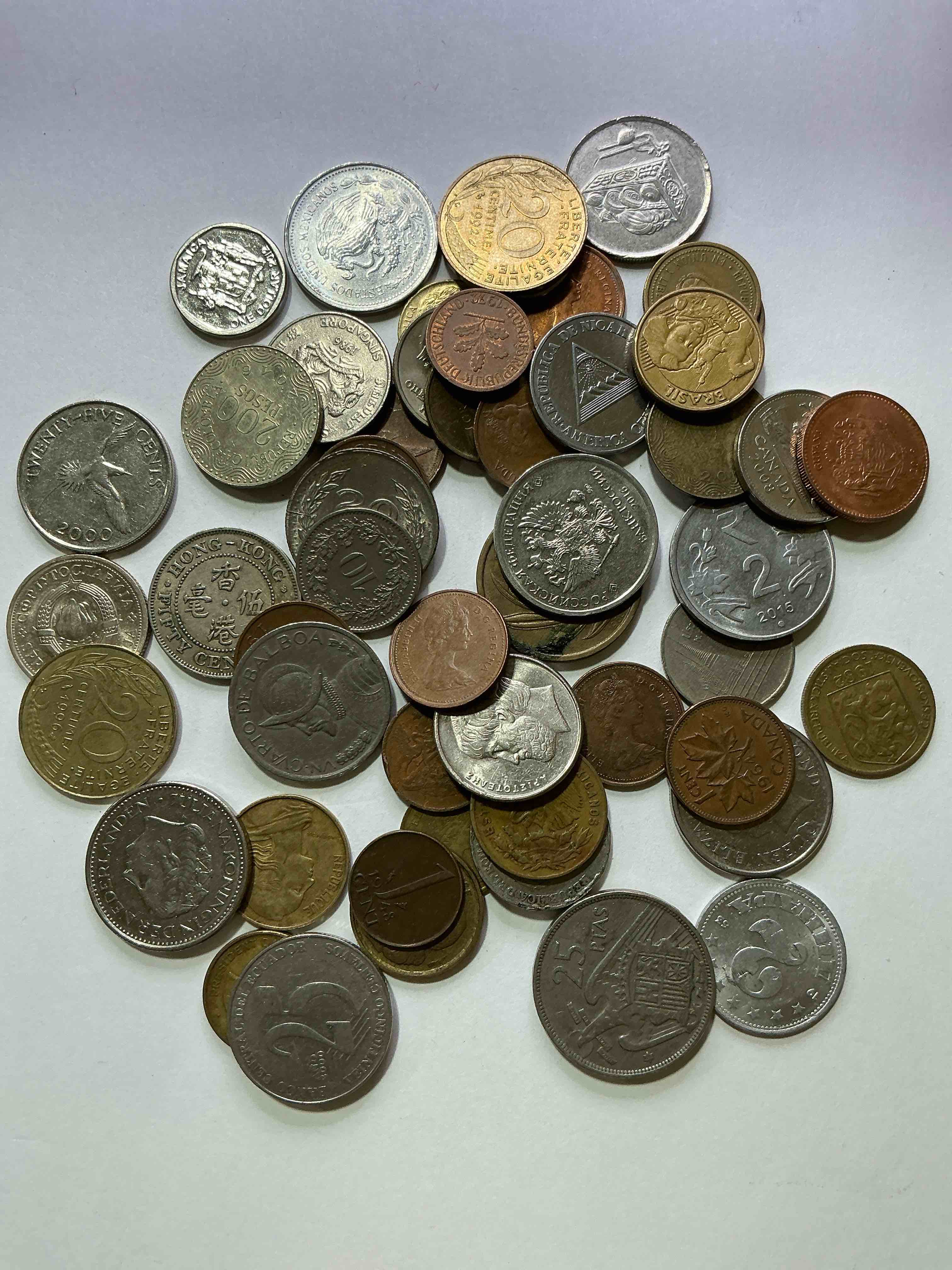 Condition photo showing Good Condition for World Coins, Antique & Vintage! Each Lot Is Unique! Many Different Years, Countries, Sizes & Exotic Places. This Cool Collection Of Antique Coins From Around The World Is Loads Of Fun! Have Fun Identifying Each Coin & Country As A Great Educational Tool! A Great Investment Too!