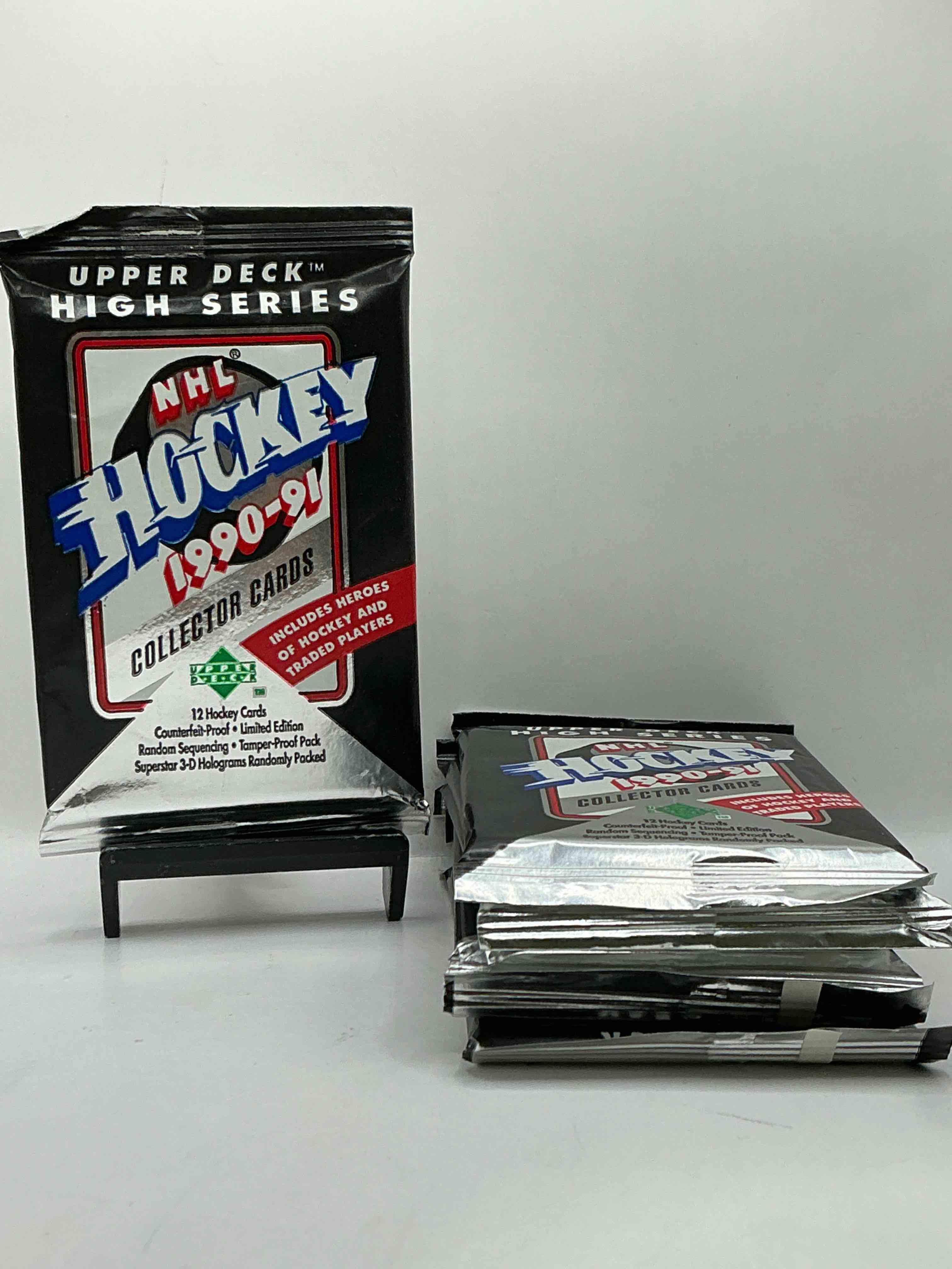 Wow! 1991-92 NHL Upper Deck Premiere Edition! Look for All Of Your Favorite Stars From The 90’s In These Rare Packs!