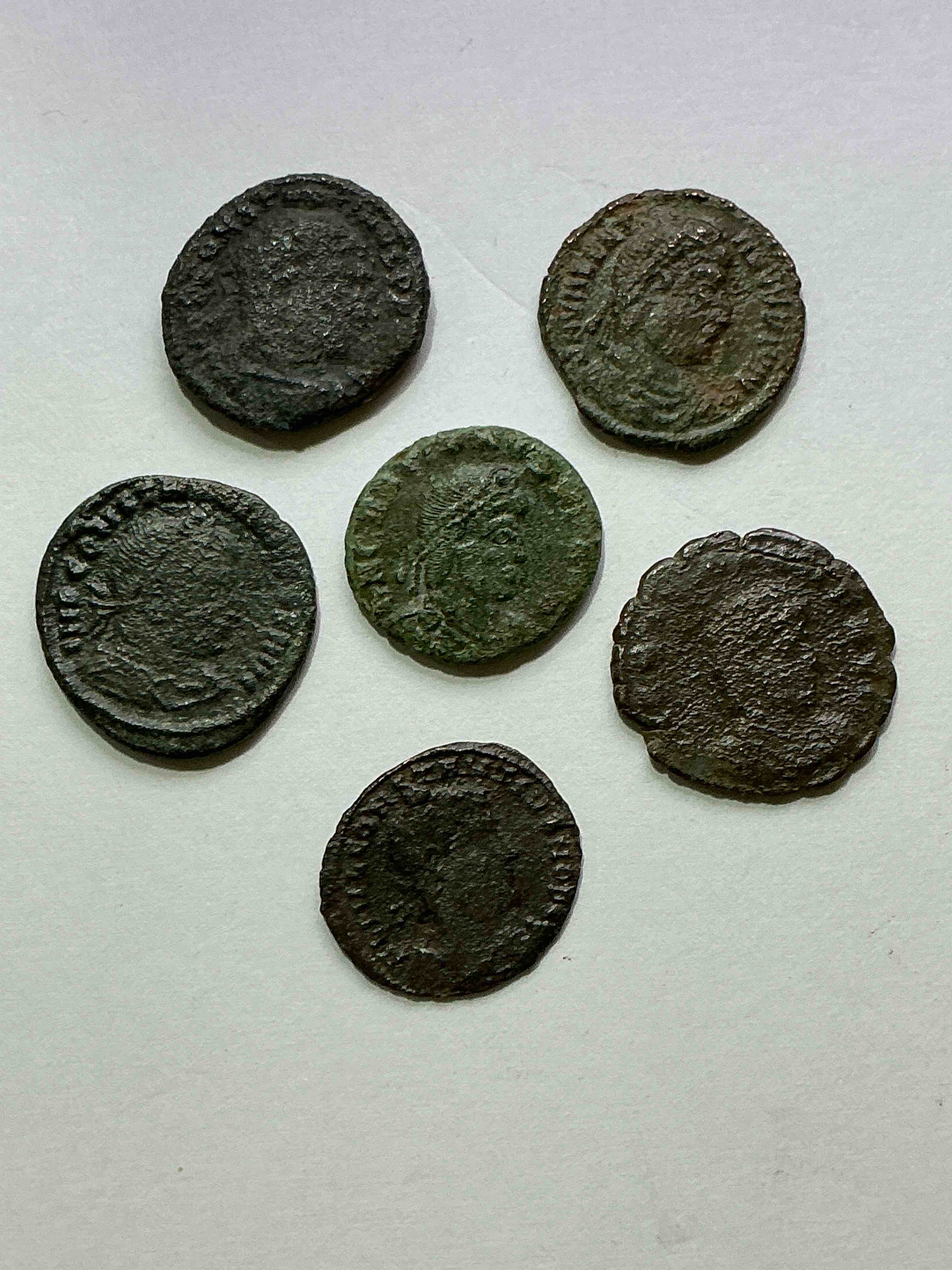 Ancient Roman Coins! 1,600-1,700 YEARS OLD Approximately! Check Out These Amazing Authentic Pieces Of History, Ancient Roman Bronze Coins From The Approx 300 to 400 A.D Era... Serious Pieces Of History & Serious Collector Items! Own Authentic Pieces Of Ancient History!
