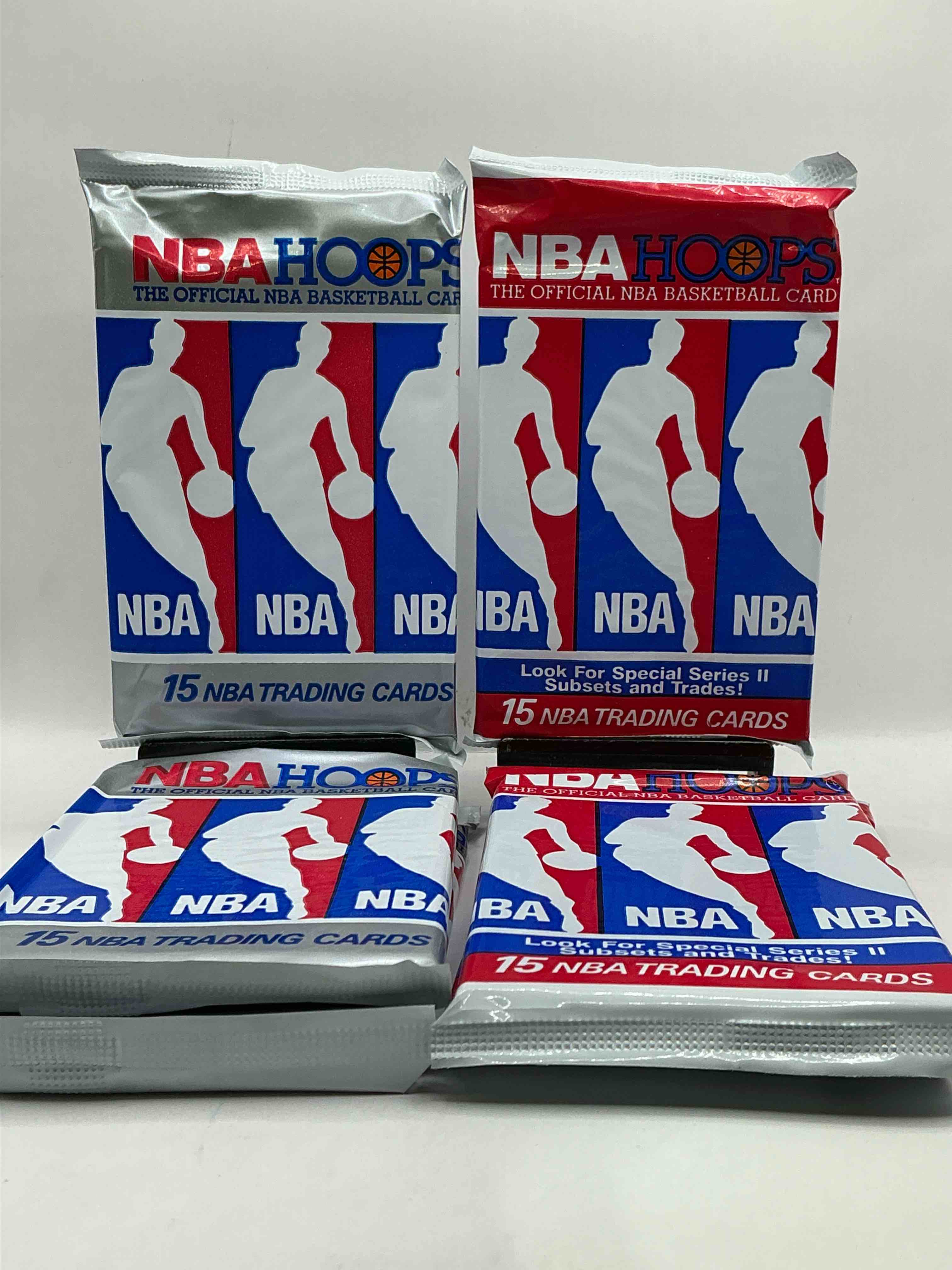 Michael Jordan?! Wow, Vintage 1990/91 NBA Hoops RARE Red Series Two Sealed Sports Card & Collectible Pack, Direct From Original Factory Sealed Retail Case!Series 2 Extremely Hard To Find & Includes Sought After Subsets! Look For Many Valuable Cards Such As Michael Jordan #65 (PSA 10 Value $225) & So Much More!