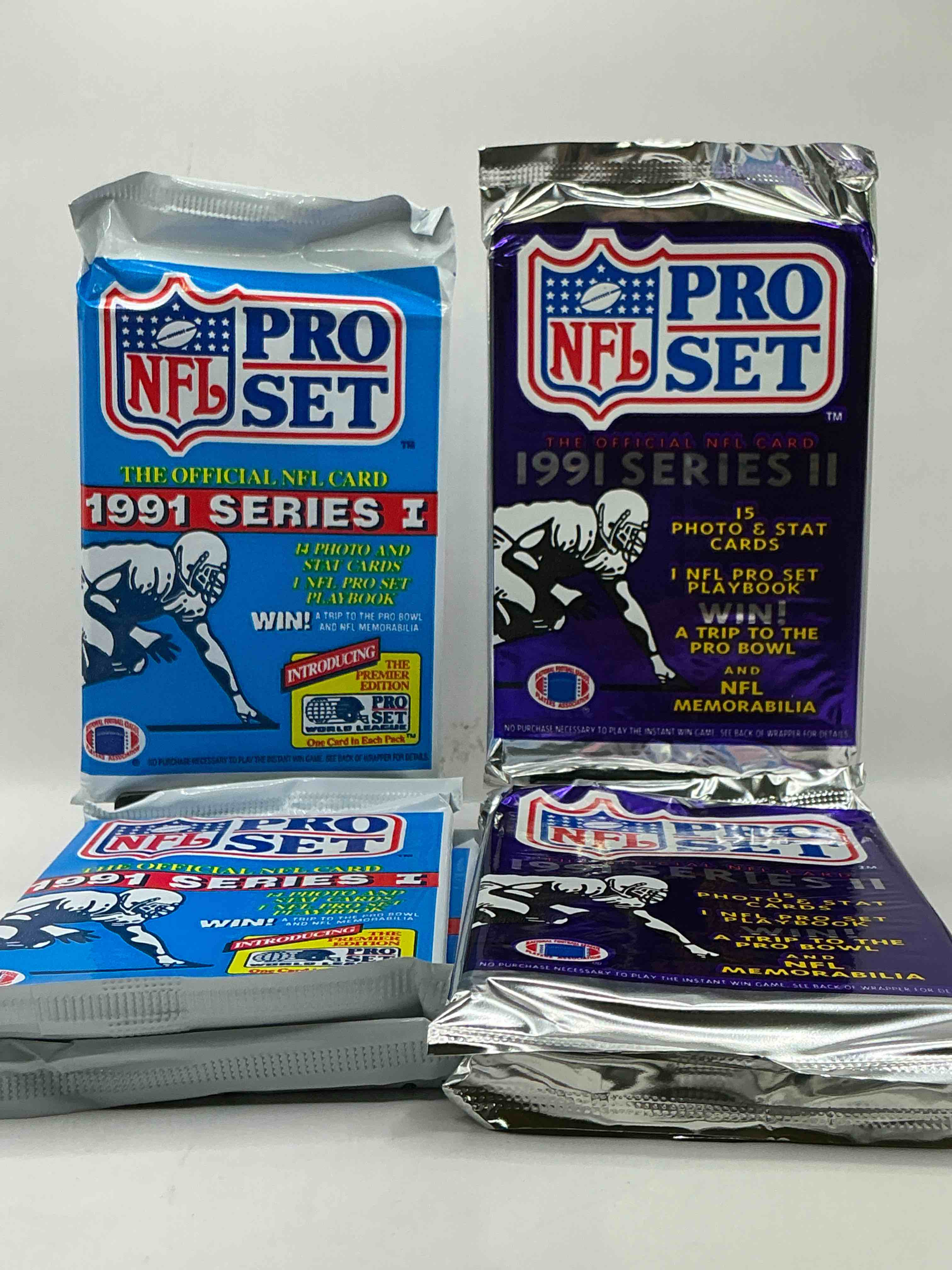 Wow! 1991 Pro Set Football Sealed Card Pack, Direct From Original Retail Case!Highly Sought After By Collectors As This Year Is Loaded With High Profile Cards!Search For Cards From Barry Sanders, Deion Sanders, Troy Aikman, Michael Irvin & Much More! Getting Hard To Find!