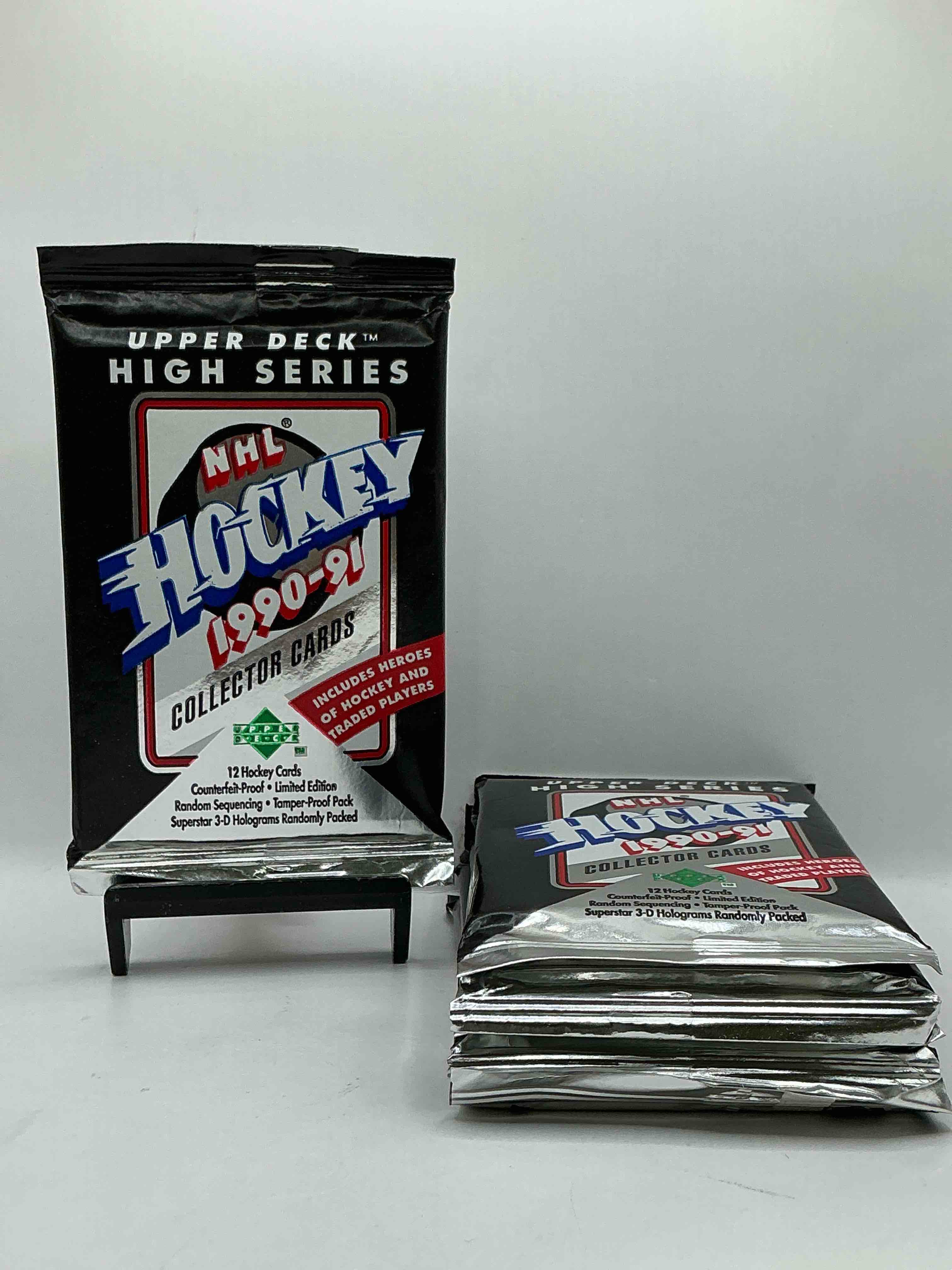 Wow! 1991-92 NHL Upper Deck Premiere Edition! Look for All Of Your Favorite Stars From The 90’s In These Rare Packs!