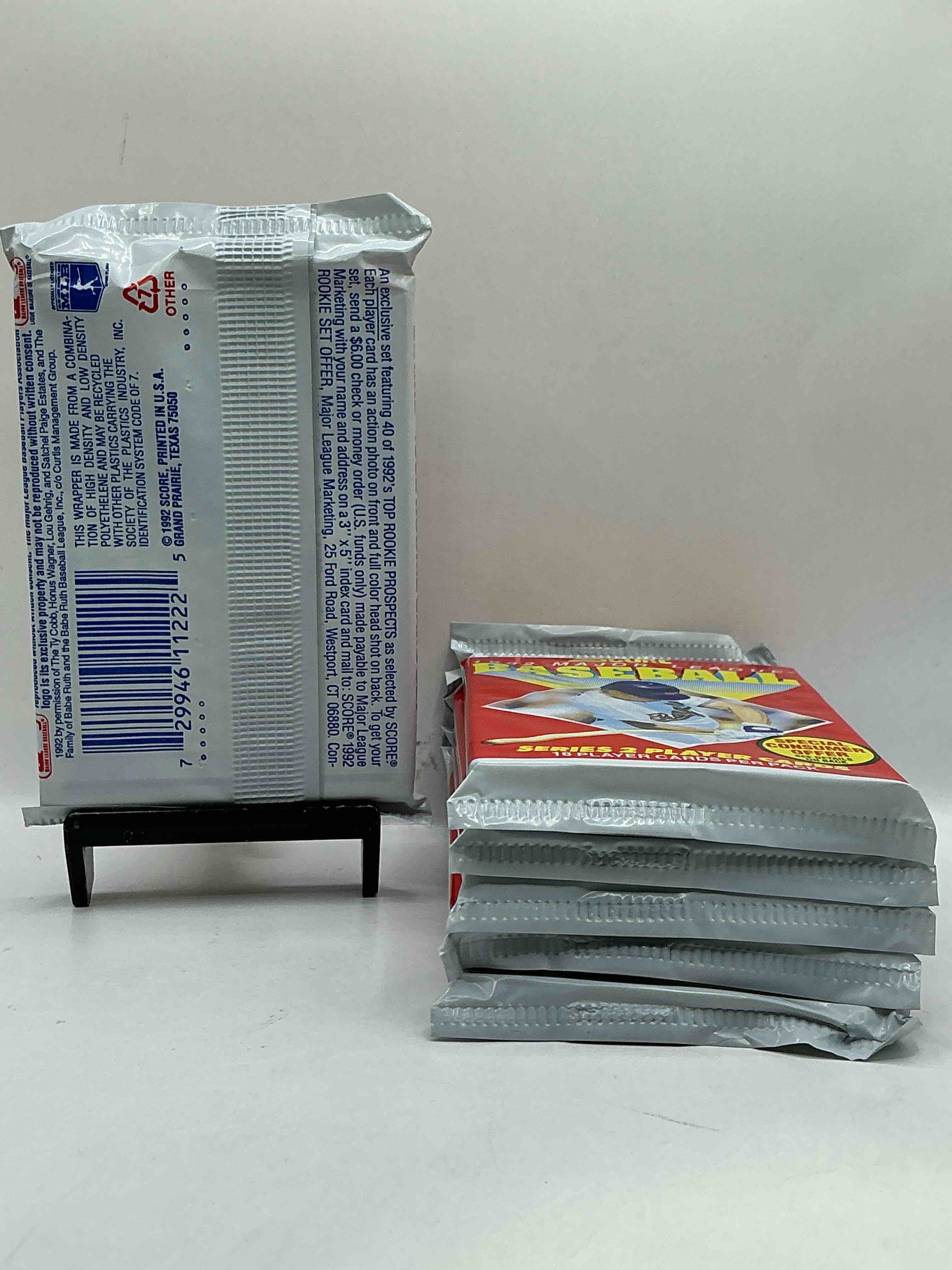 Condition photo showing New/Like New for Mantle, Musial Or Yastrzemski Autograph!? 6,496 Randomly Inserted Signature Cards In The Packs From This Year Of Any Of These Players! 1992 Score Baseball Craziness! Series 2, See What You Get!