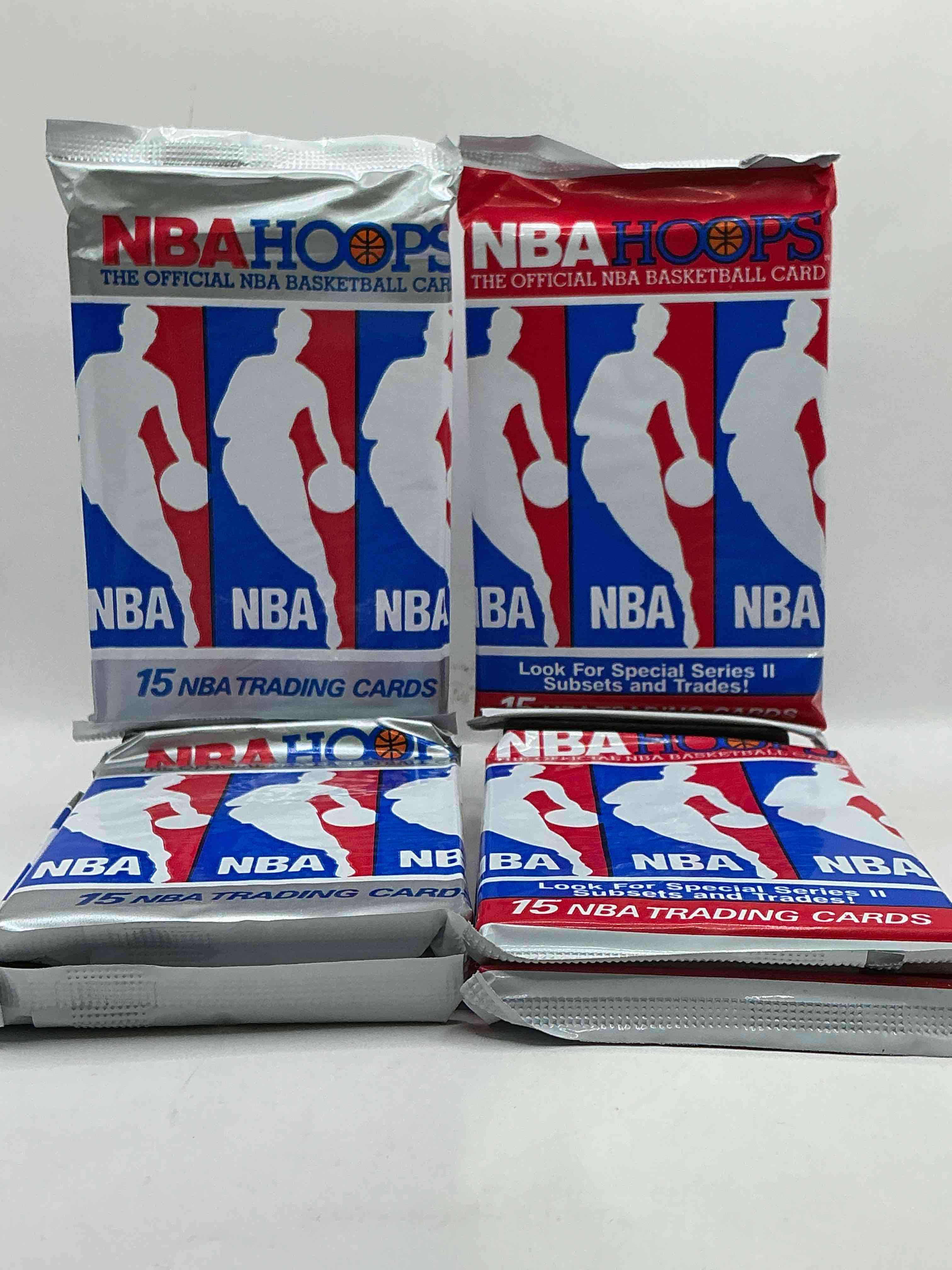 Michael Jordan?! Wow, Vintage 1990/91 NBA Hoops RARE Red Series Two Sealed Sports Card & Collectible Pack, Direct From Original Factory Sealed Retail Case!Series 2 Extremely Hard To Find & Includes Sought After Subsets! Look For Many Valuable Cards Such As Michael Jordan #65 (PSA 10 Value $225) & So Much More!