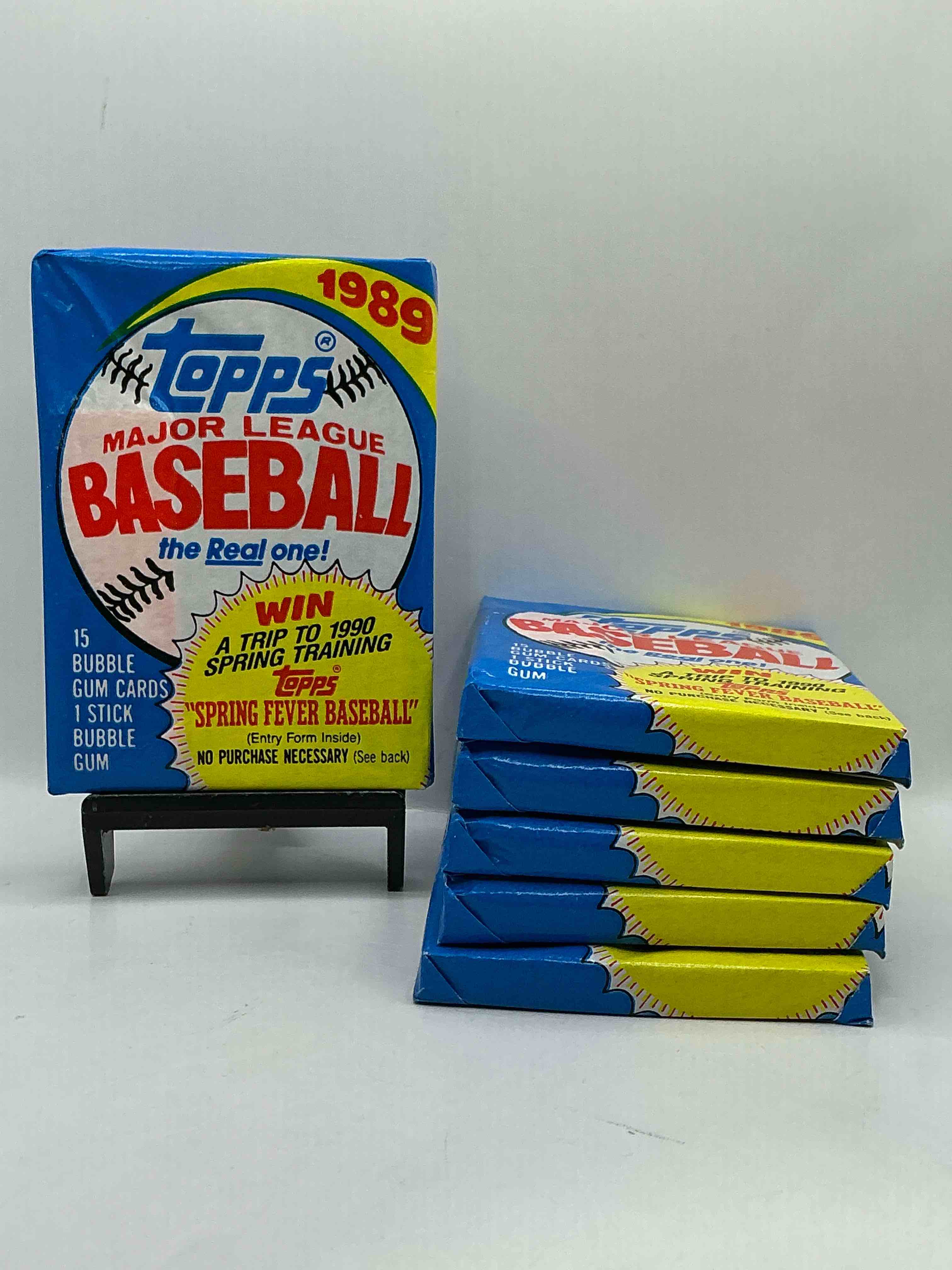 1989! Bo Jackson, Deion Sanders, Don Mattingly & More! Insane 1989 Topps Baseball Unopened Sports Card Collectible Wax Packs! Direct From Original Retail Case! Search For Valuable Randy Johnson Rookies!
