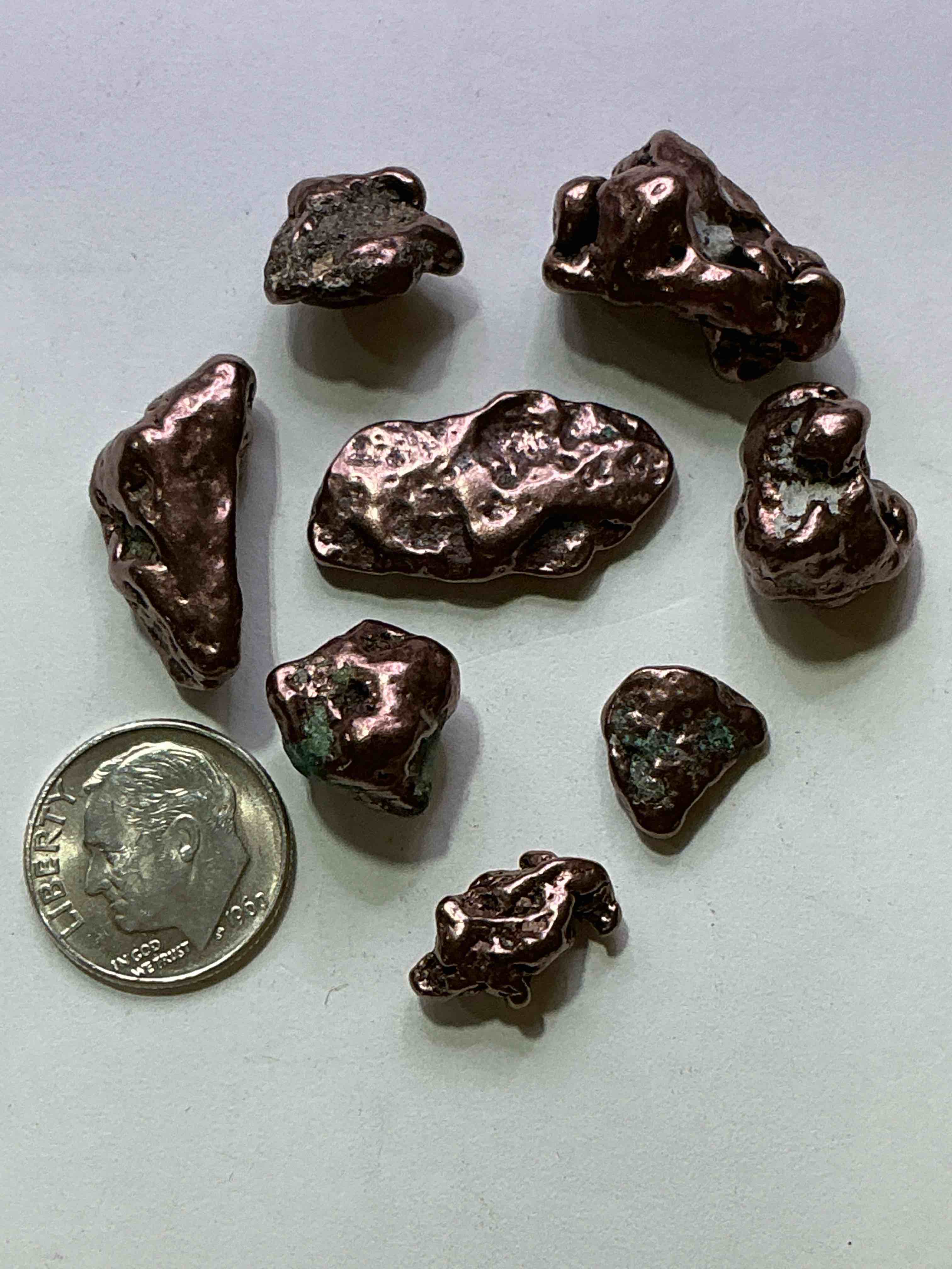 Condition photo showing New/Like New for Copper Nuggets In Rare Form! Check Out These Rarely Seen Approximately .999 Copper Nuggets Direct From Prospecting In Copper Harbor, Michigan! Copper In Nugget Form Is Rarely Seen & Each Piece Is Completely Unique. A Great Investment In Fine U.S. Michigan Copper & Also Really Cool Conversation Pieces!