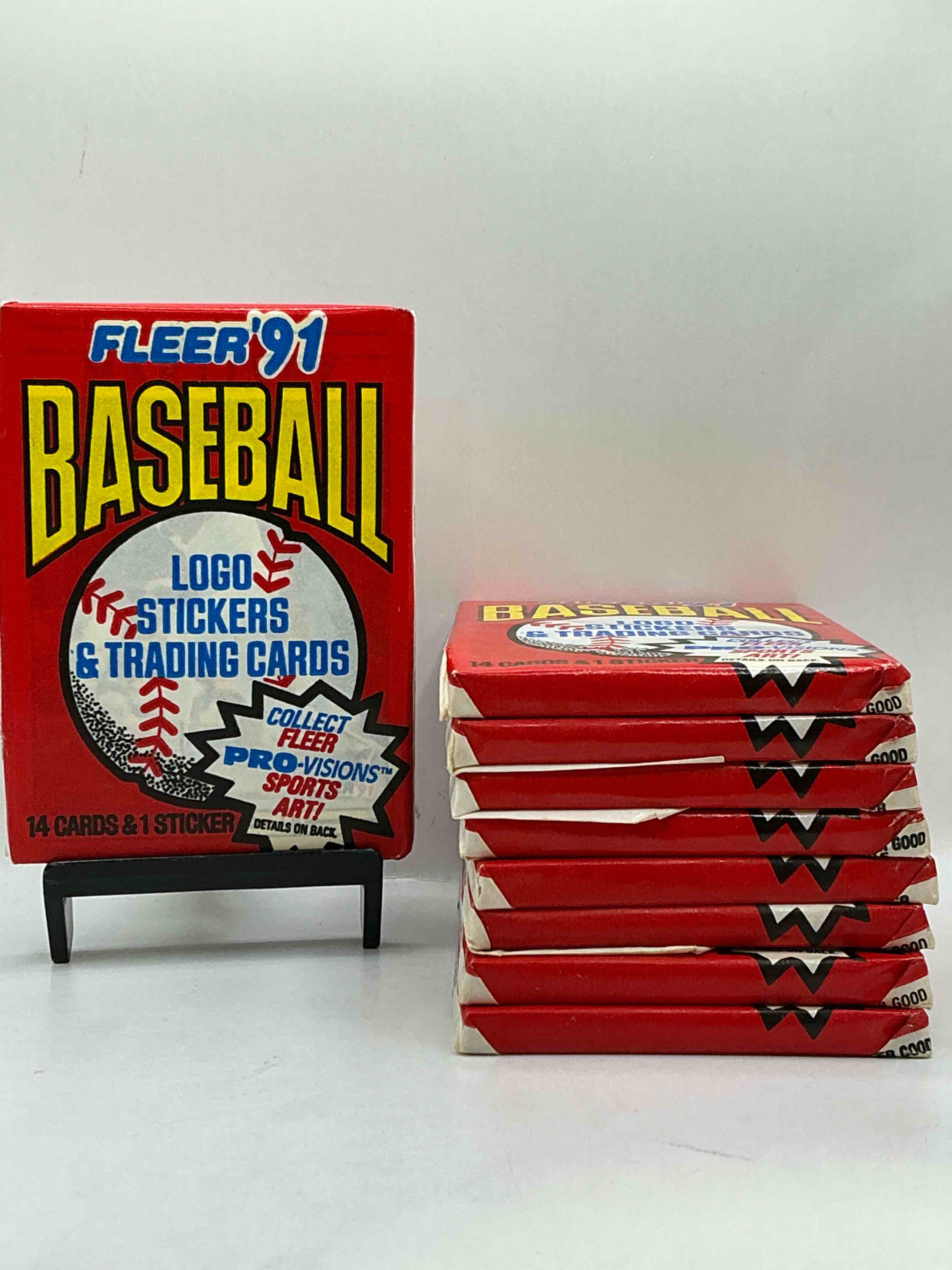 1991 Fleer Baseball Unopened Pack, Direct From Original Sealed Retail Case! Search For Griffey Jr. & Barry Bonds "Generation Stars" Combo Card #710 (PSA 10 Value $200), Nolan Ryan, Don Mattingly & So Much More!