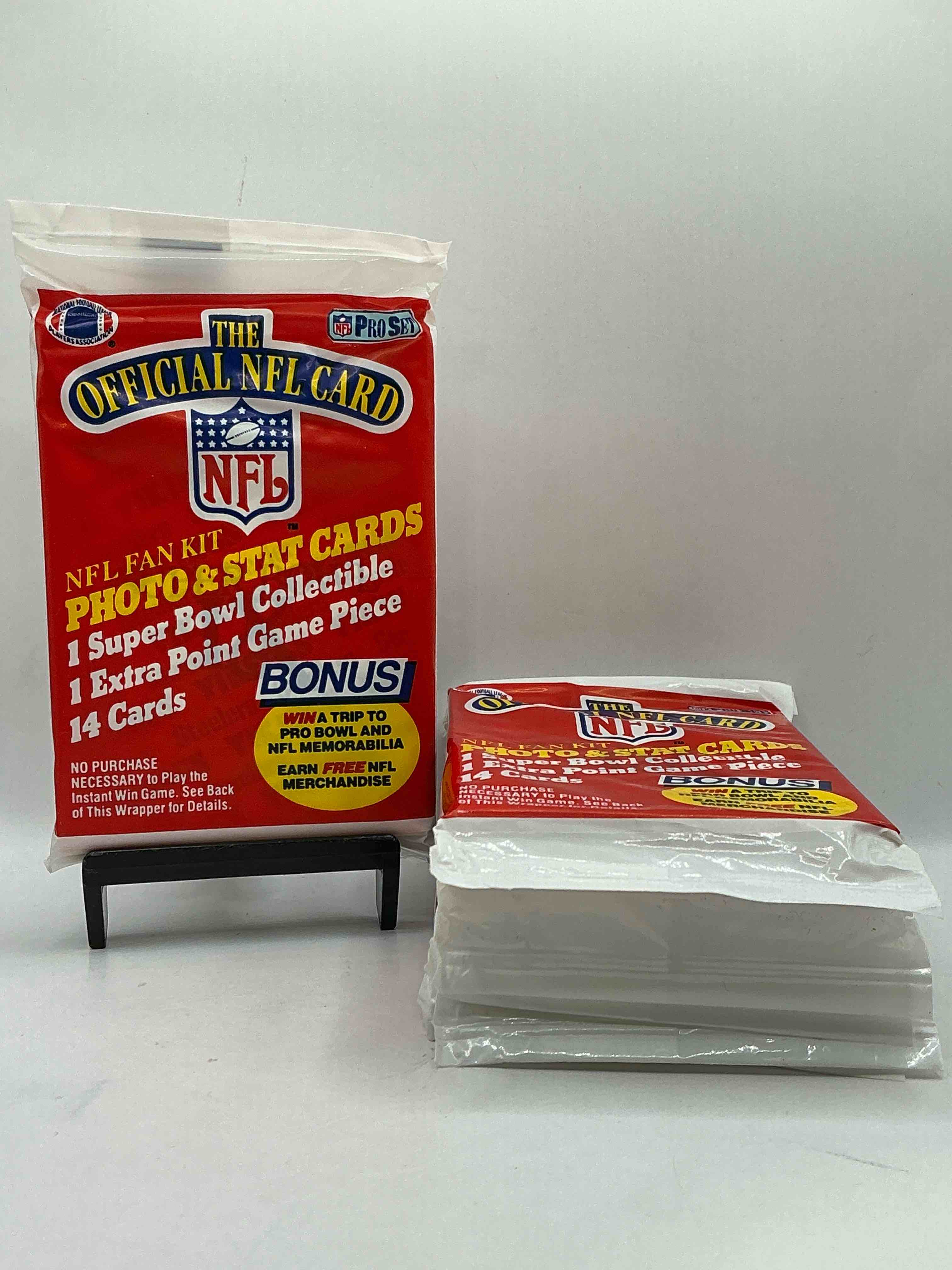 Loaded! 1989 Pro Set Football Sealed Card Pack, Direct From Original Retail Case! Highly Sought After By Collectors As This Year Is Loaded With High Profile Rookies!Search For Rookie Cards From Barry Sanders, Deion Sanders, Troy Aikman, Michael Irvin & Much More! Getting Hard To Find!